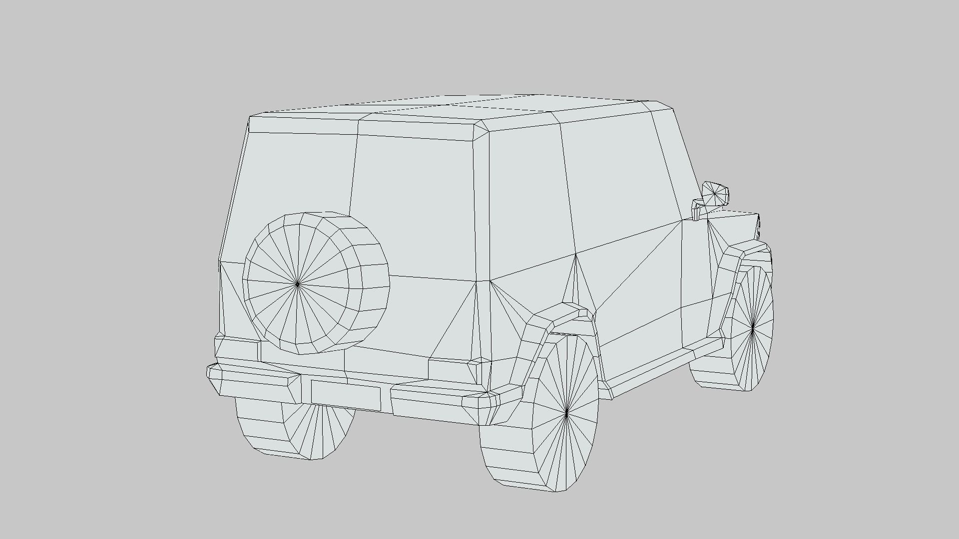 Mercedes G Class Free low-poly 3D model_5