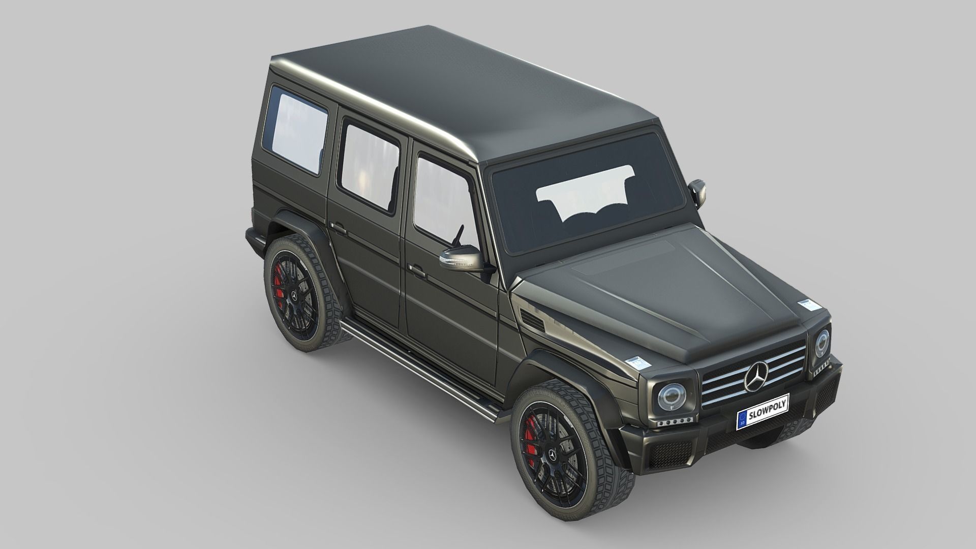 Mercedes G Class Free low-poly 3D model_3