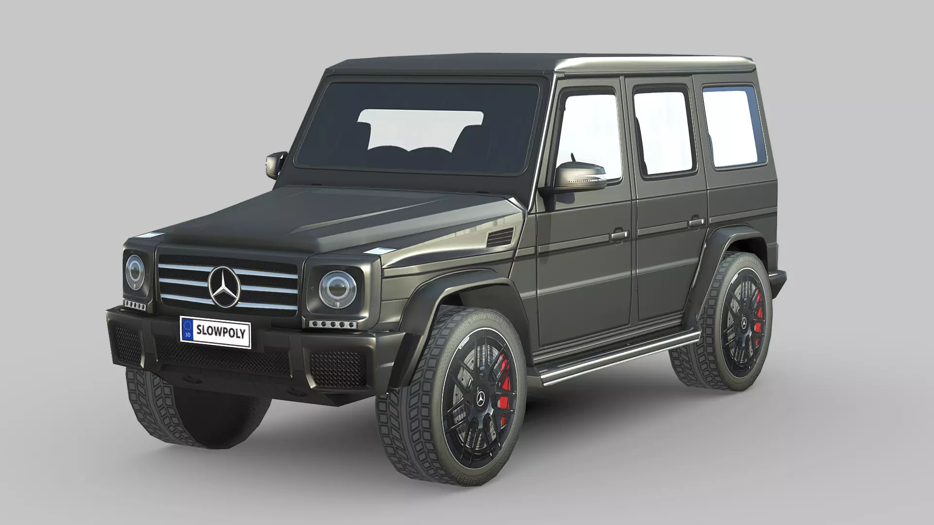 Mercedes G Class Free low-poly 3D model_0