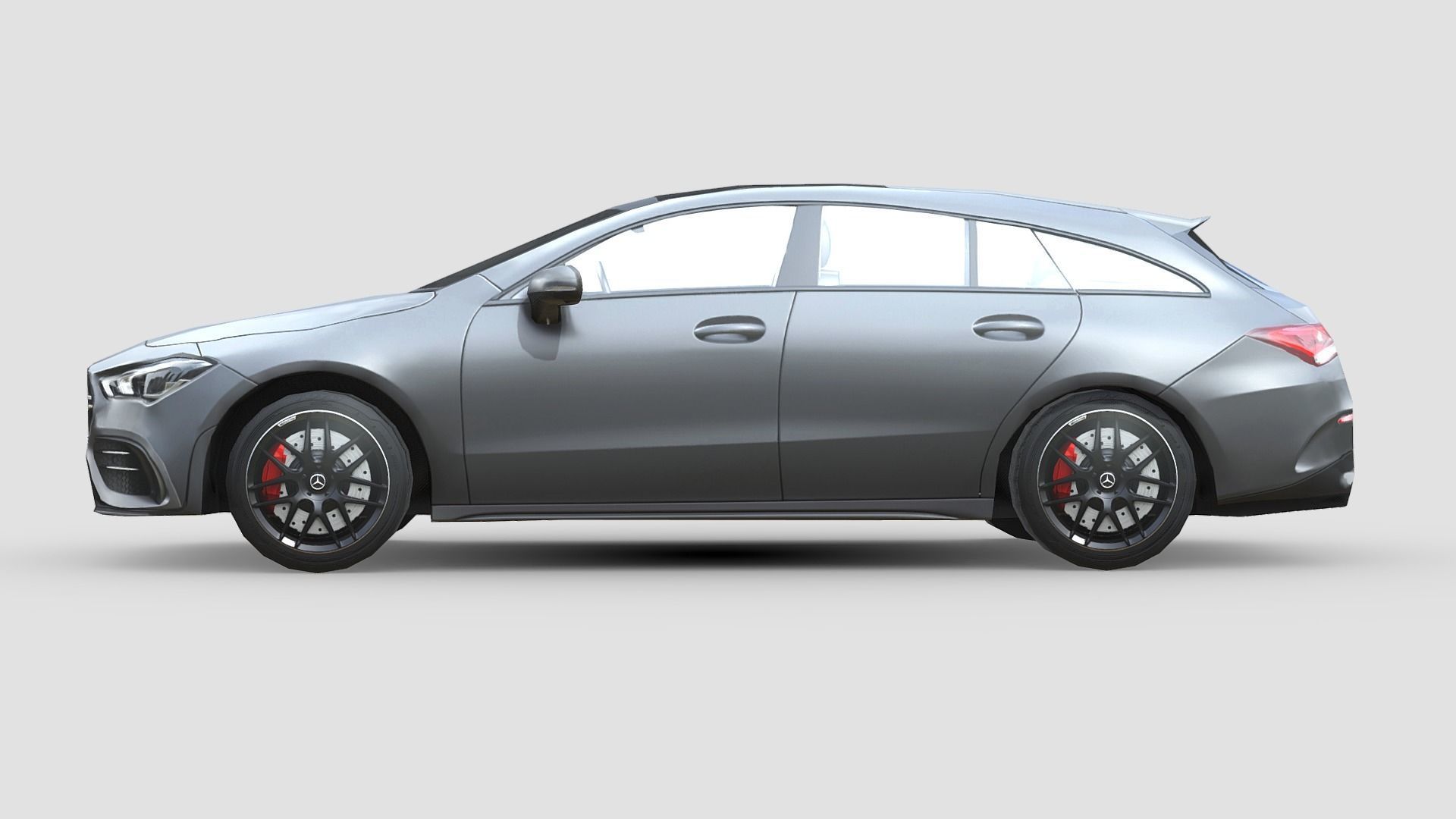 Mercedes-Benz AMG CLA 35 Shooting Brake Low-poly 3D model_2