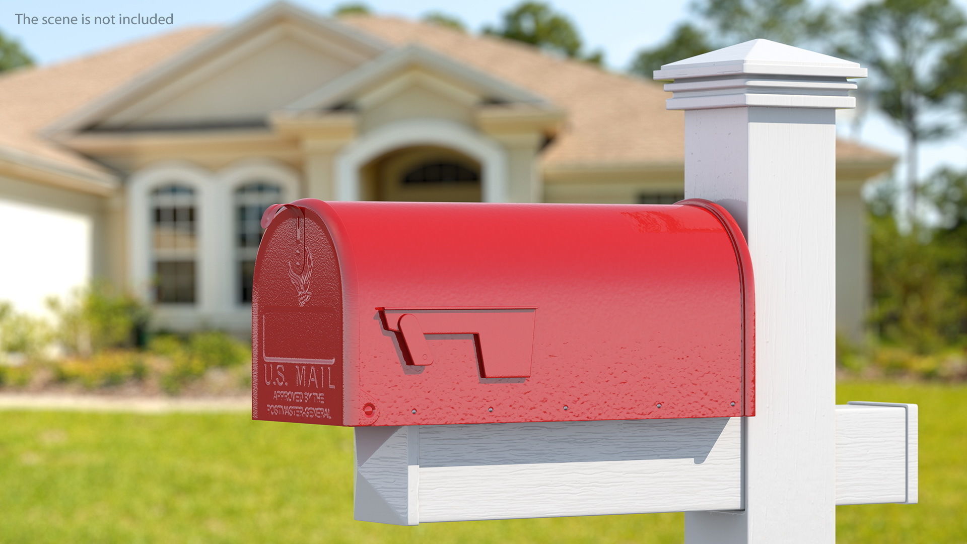 American Design Mailbox 3D model_2