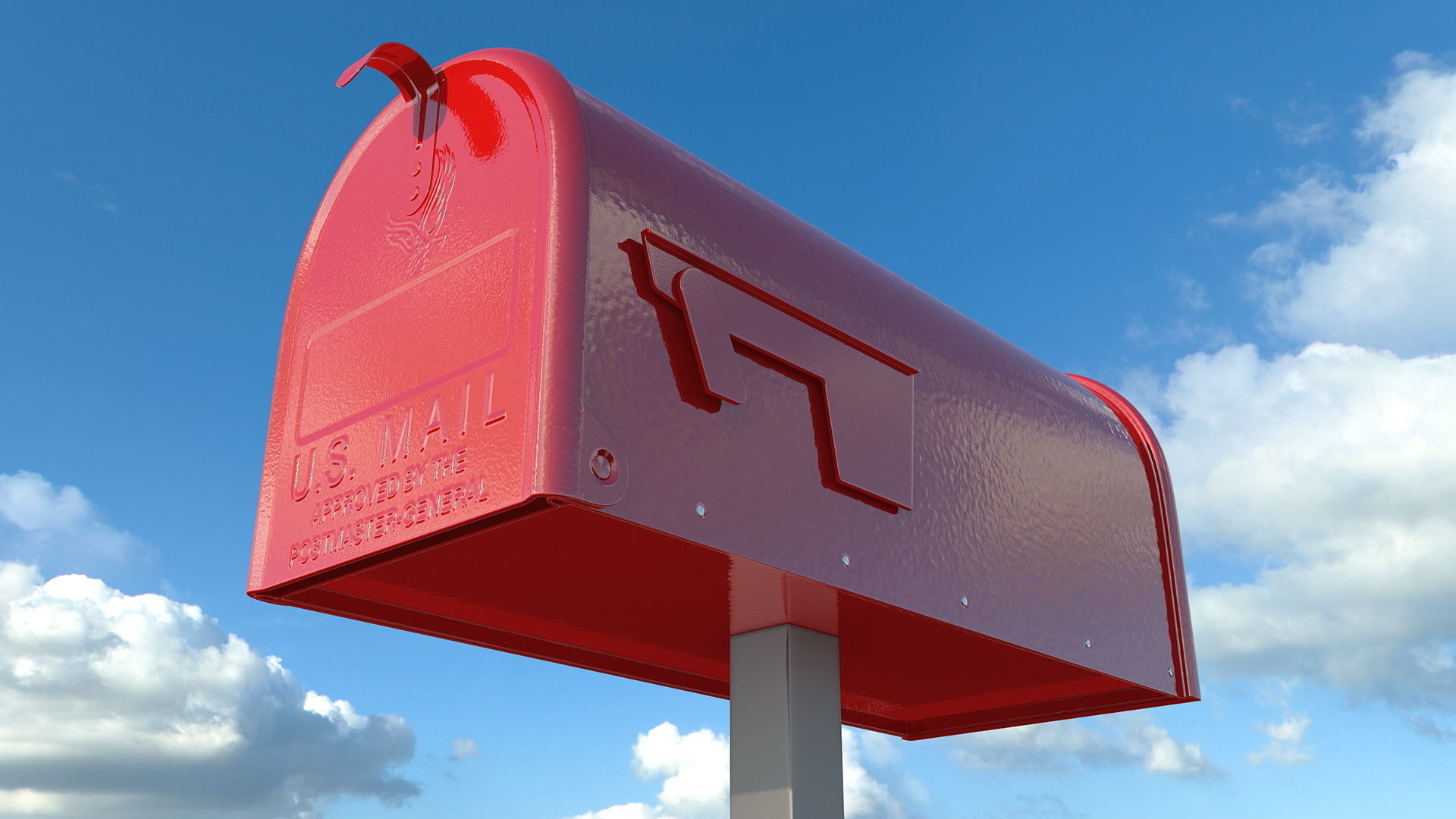 American Design Mailbox 3D model_3