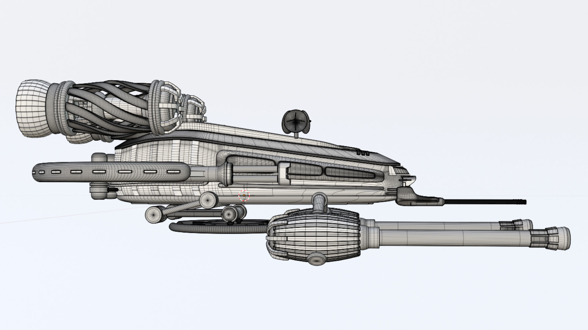 Spaceship 001 3D model_16