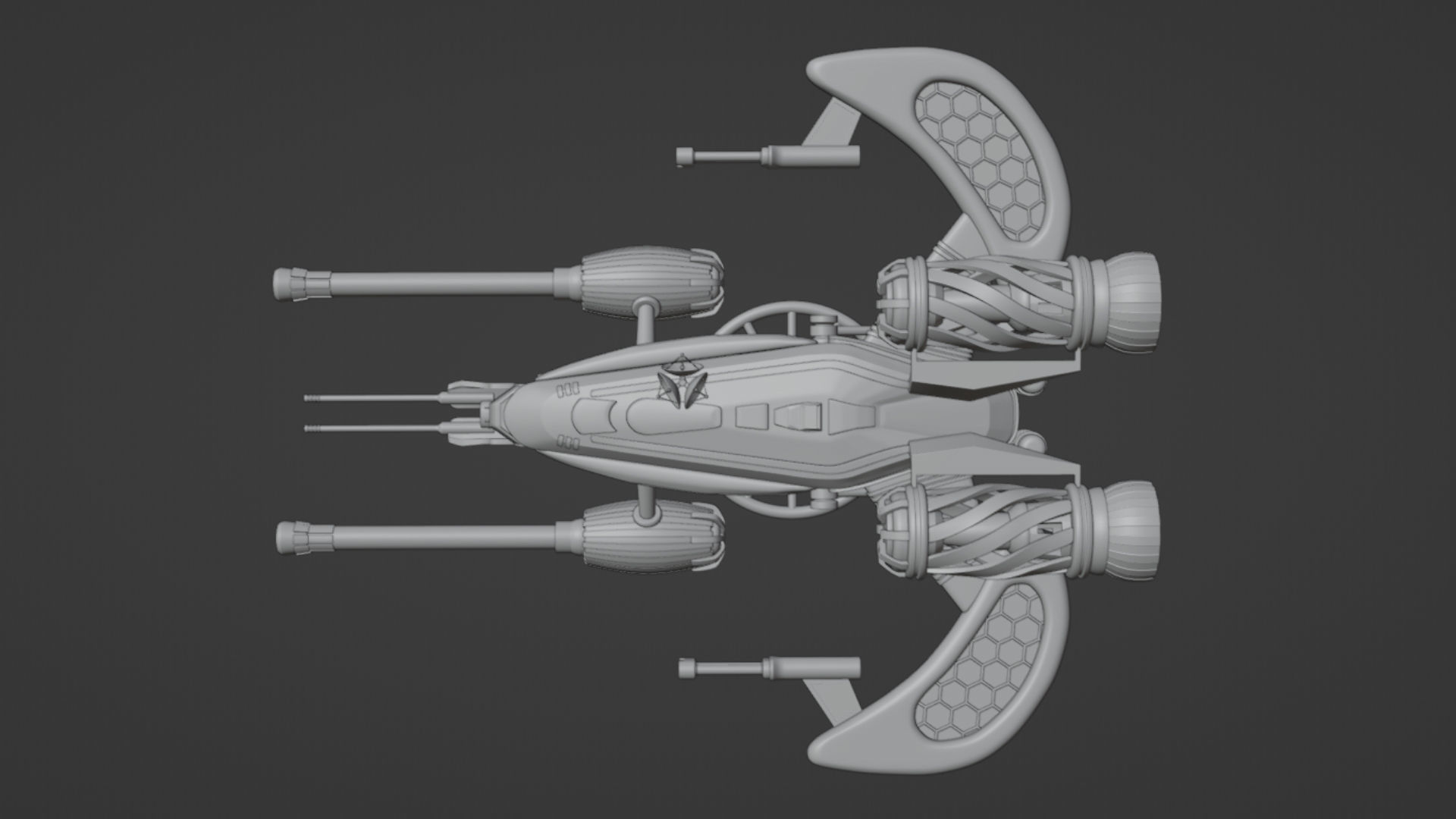Spaceship 001 3D model_30