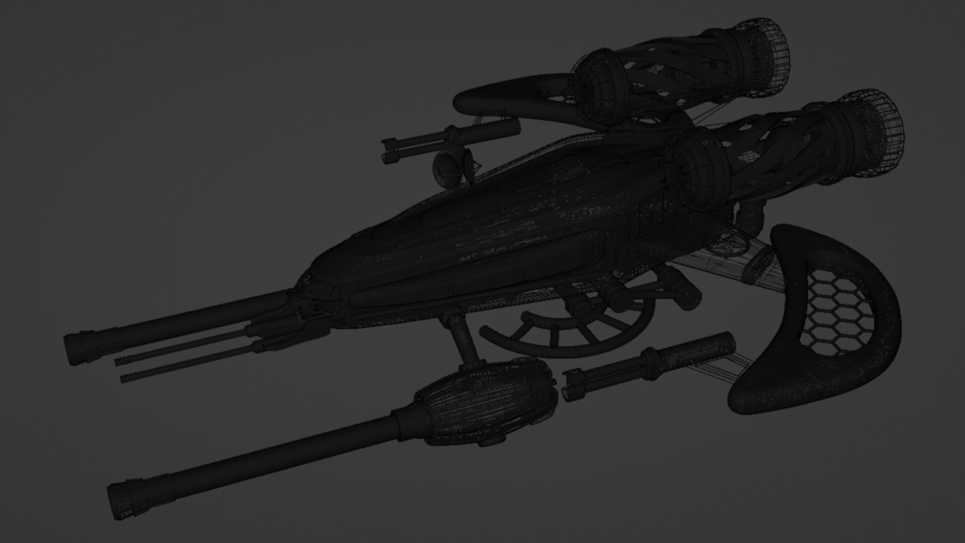 Spaceship 001 3D model_32