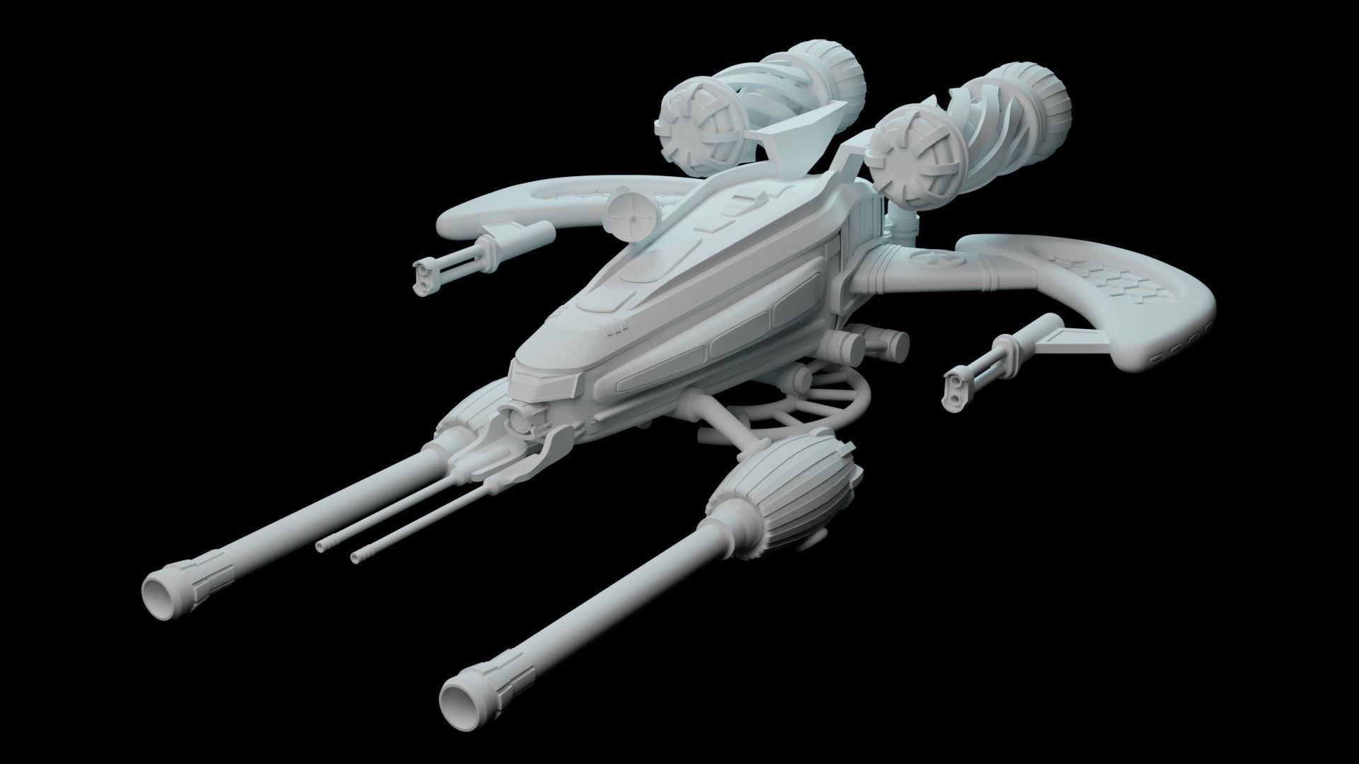 Spaceship 001 3D model_18