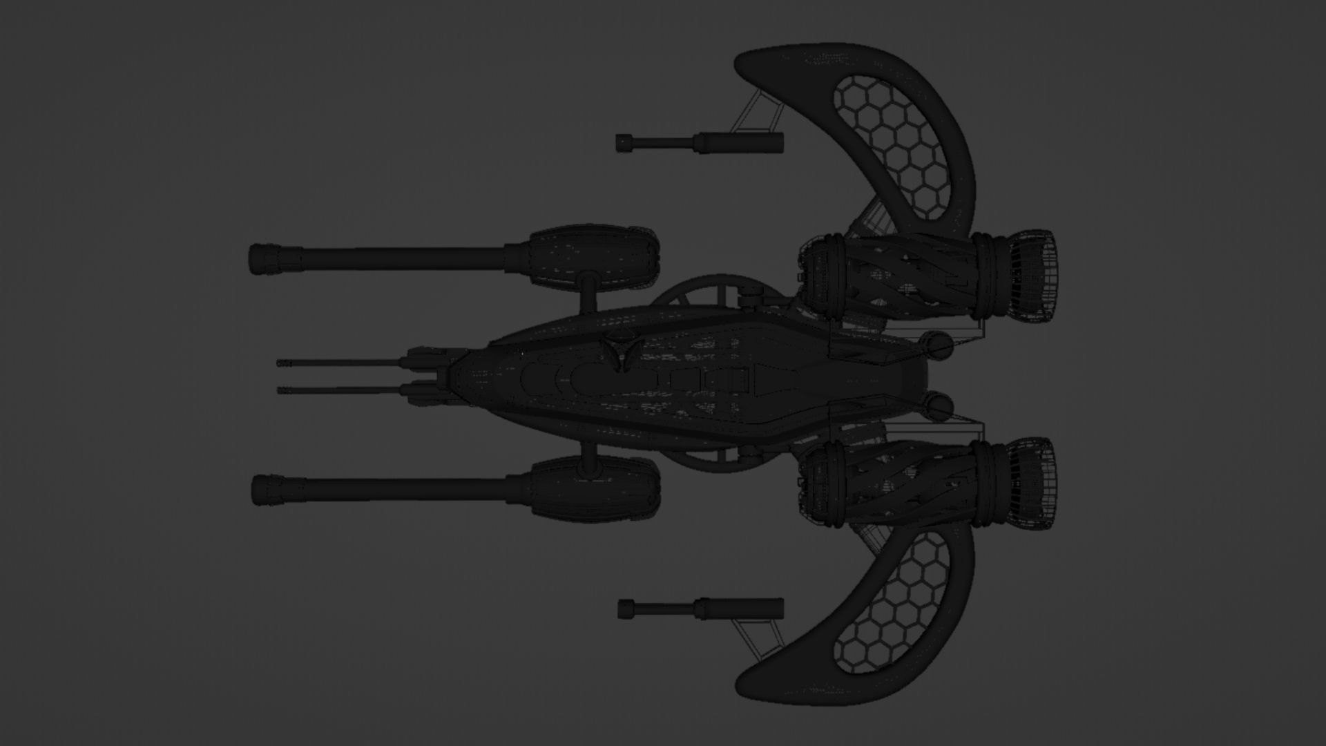 Spaceship 001 3D model_35