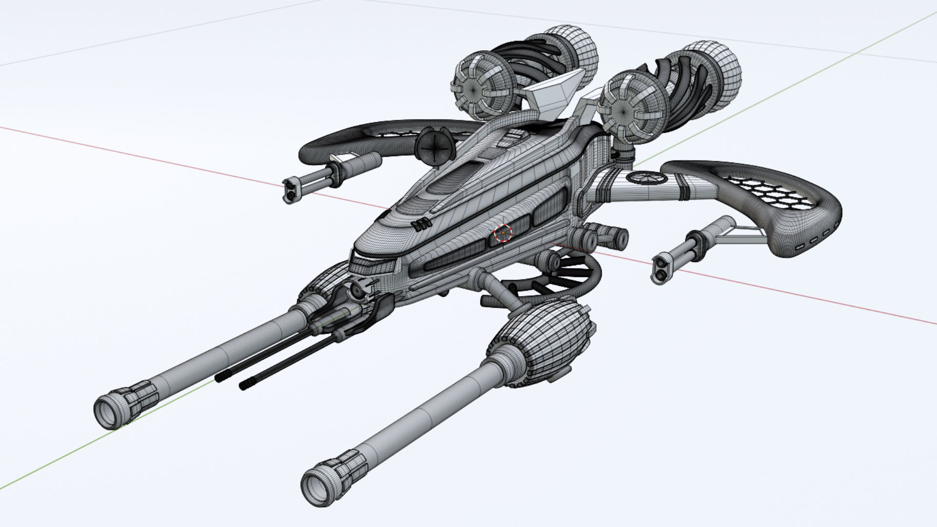 Spaceship 001 3D model_13