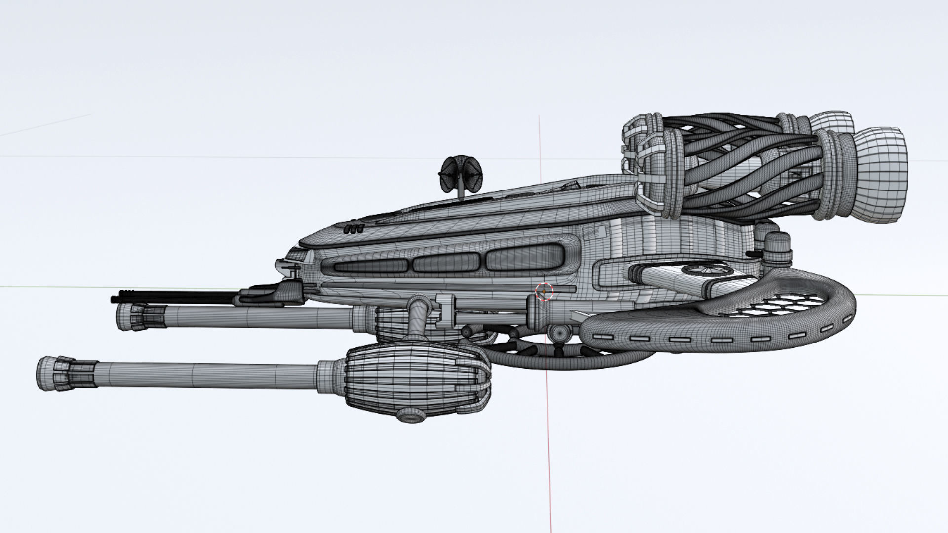 Spaceship 001 3D model_15