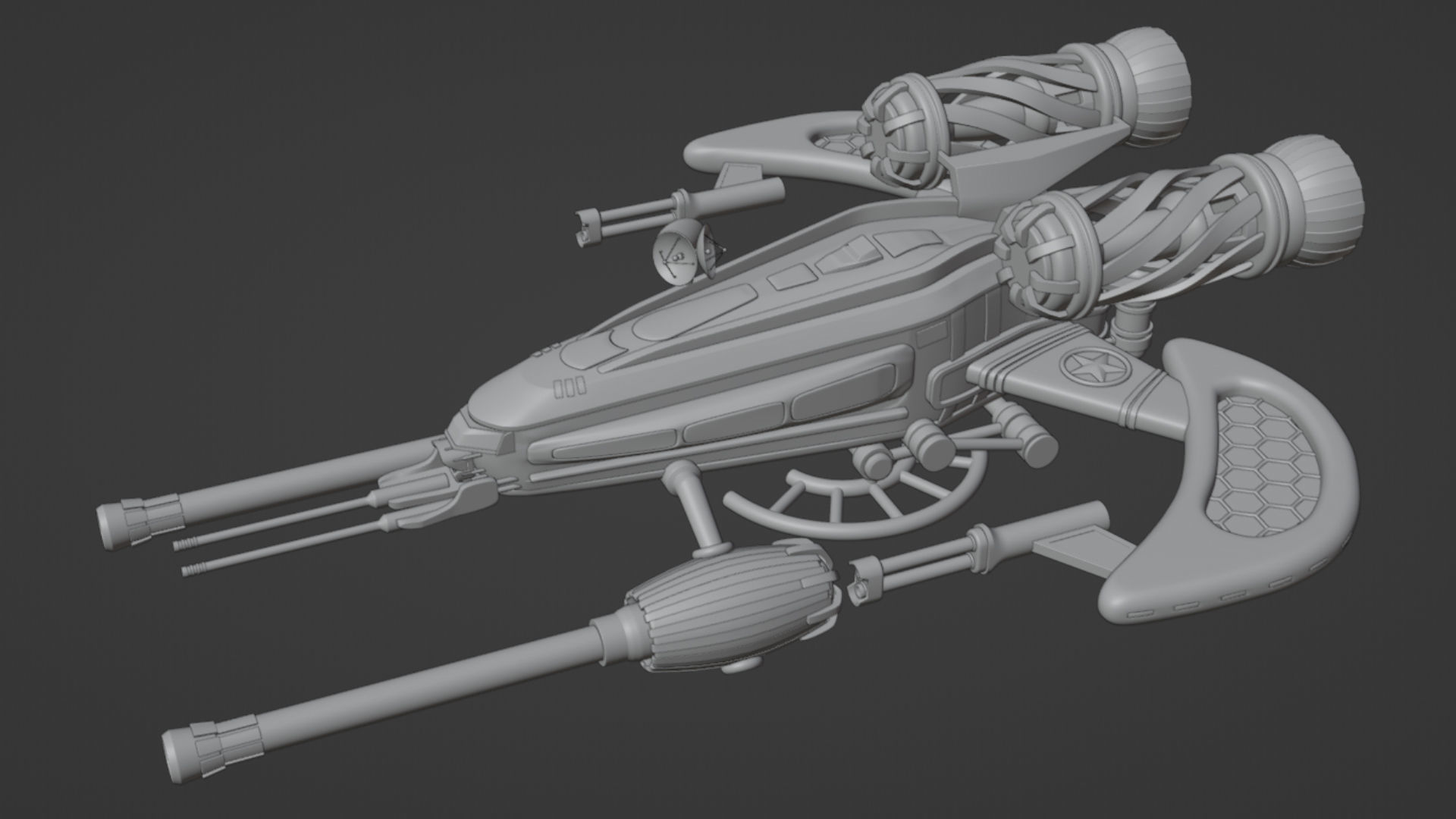 Spaceship 001 3D model_20