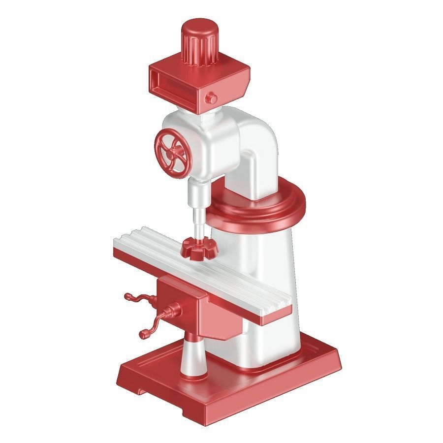 Engineering Milling Toy 3D model_1
