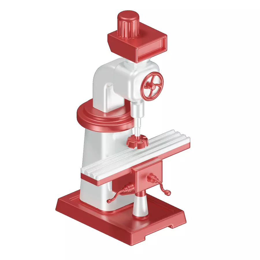 Engineering Milling Toy 3D model_0