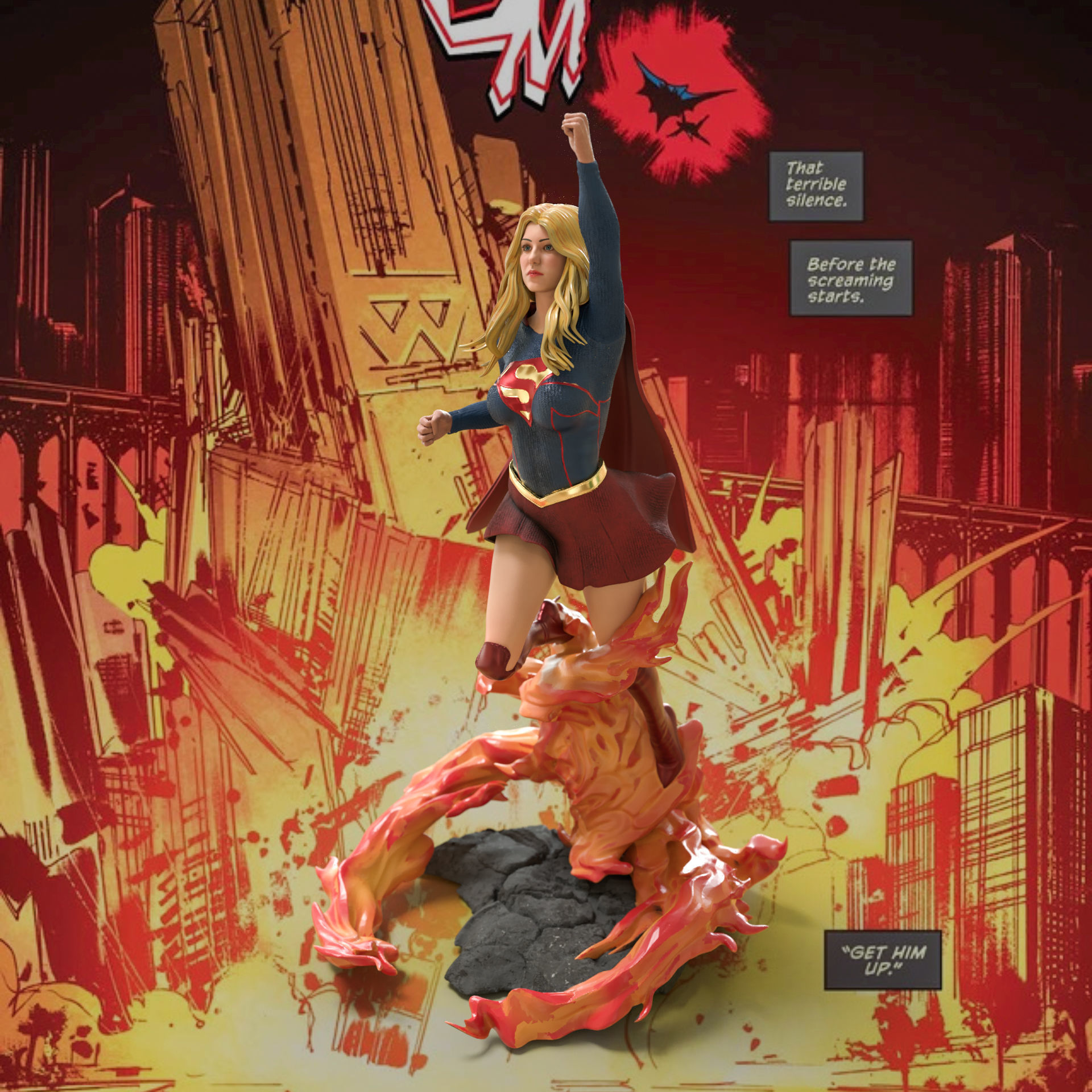 NSFW Super Girl - 3D Print 3D print model_2