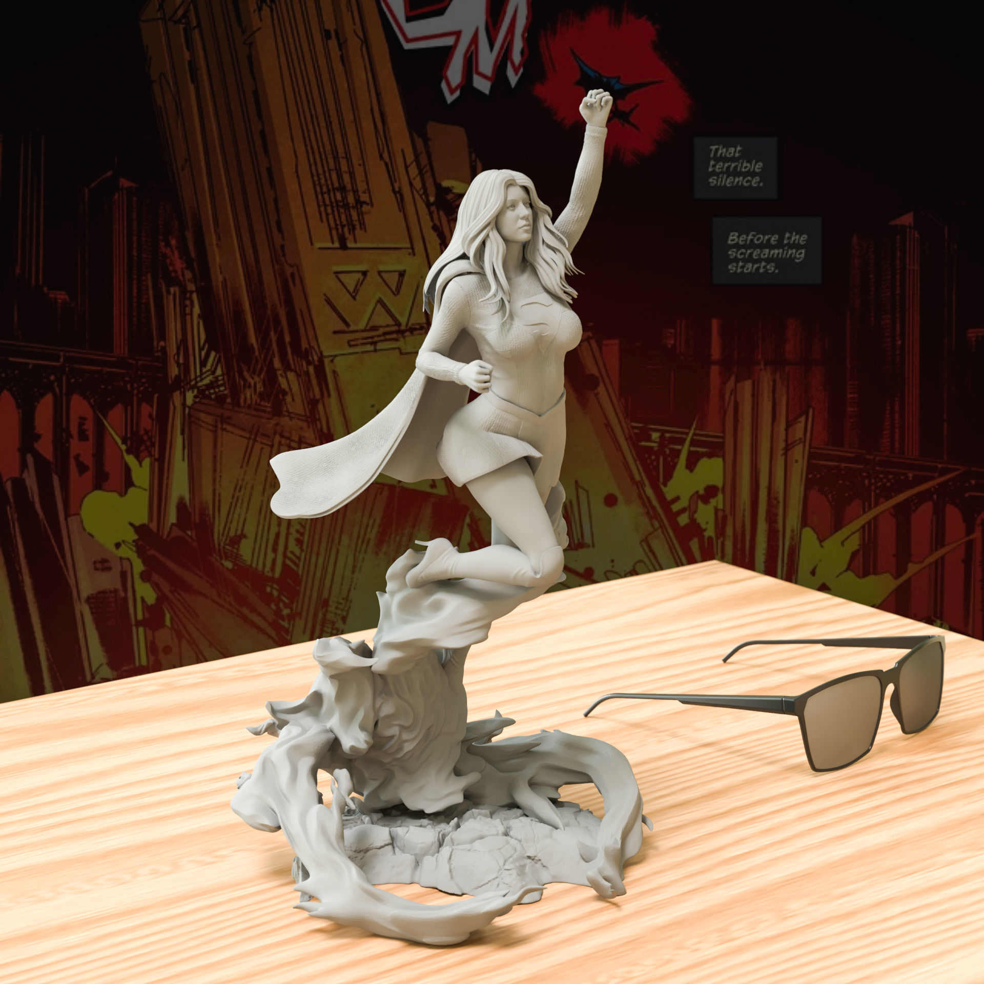 NSFW Super Girl - 3D Print 3D print model_15