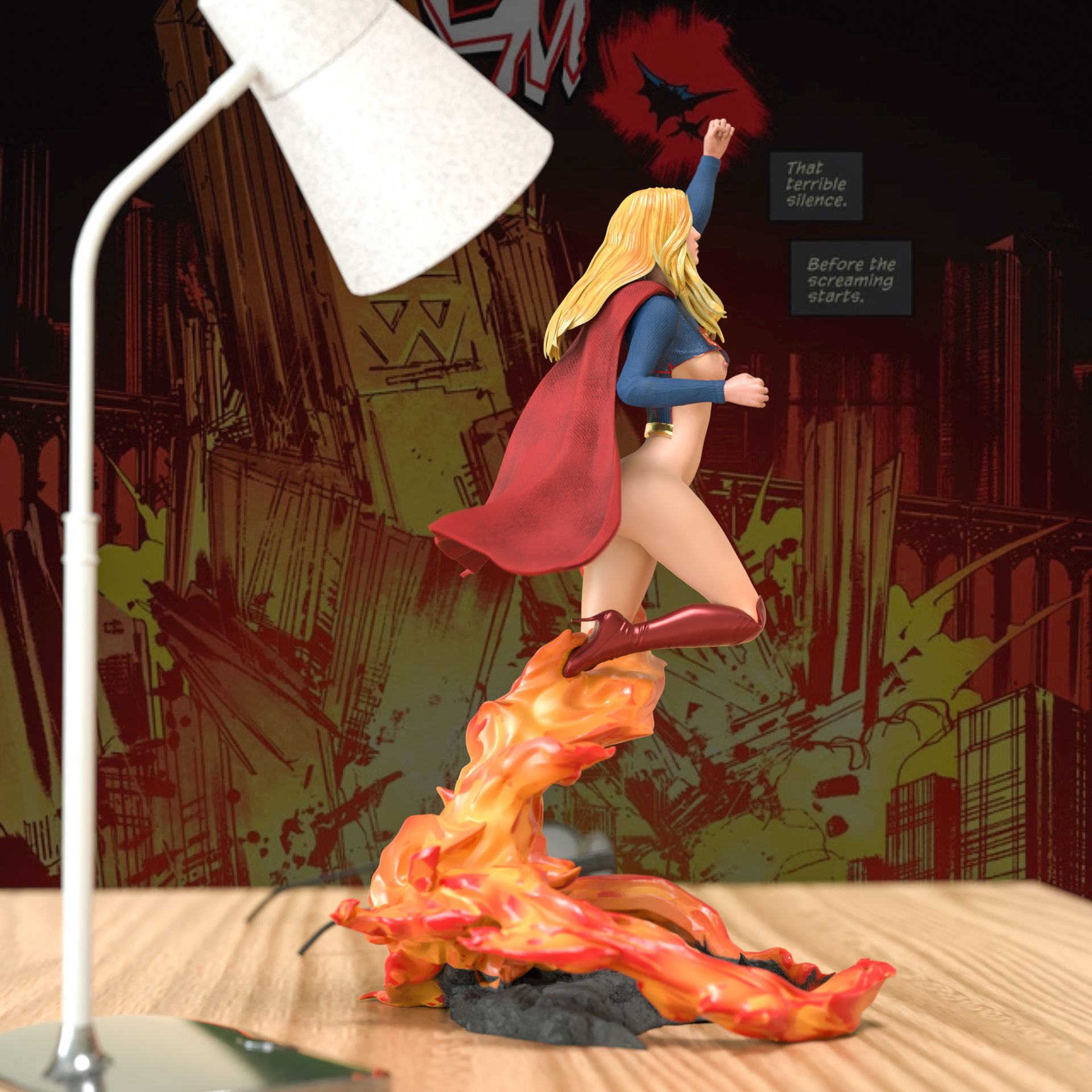 NSFW Super Girl - 3D Print 3D print model_13