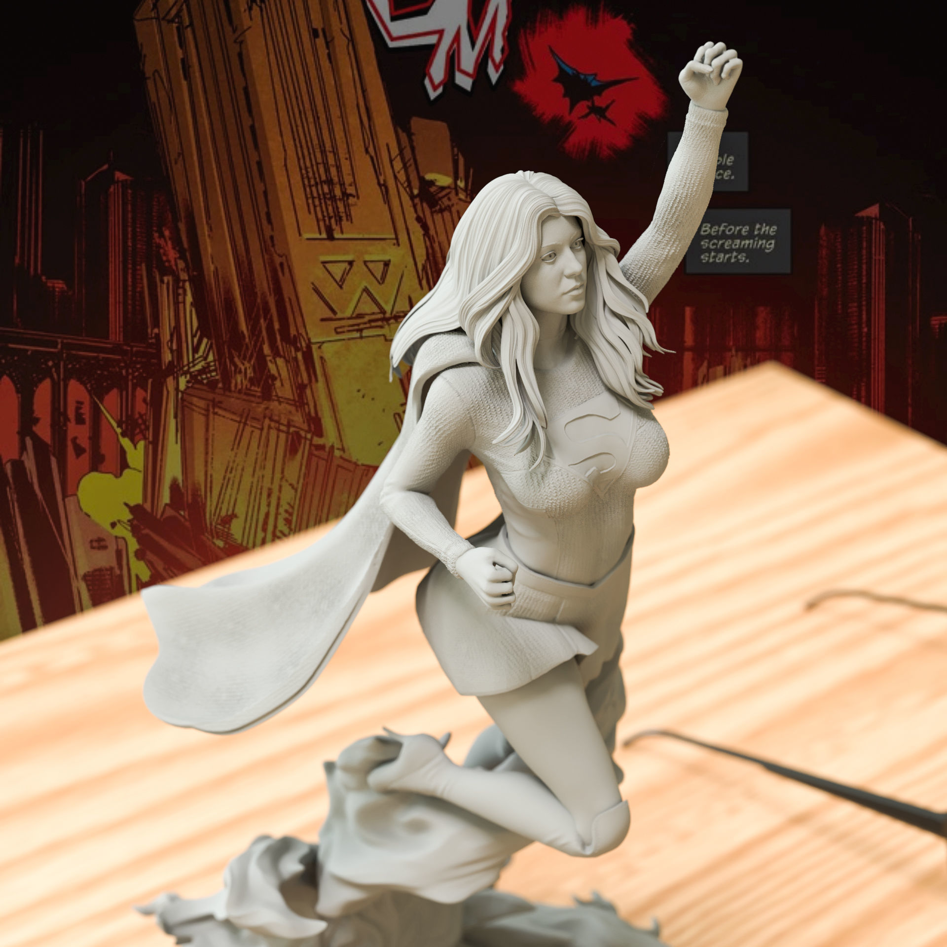NSFW Super Girl - 3D Print 3D print model_6