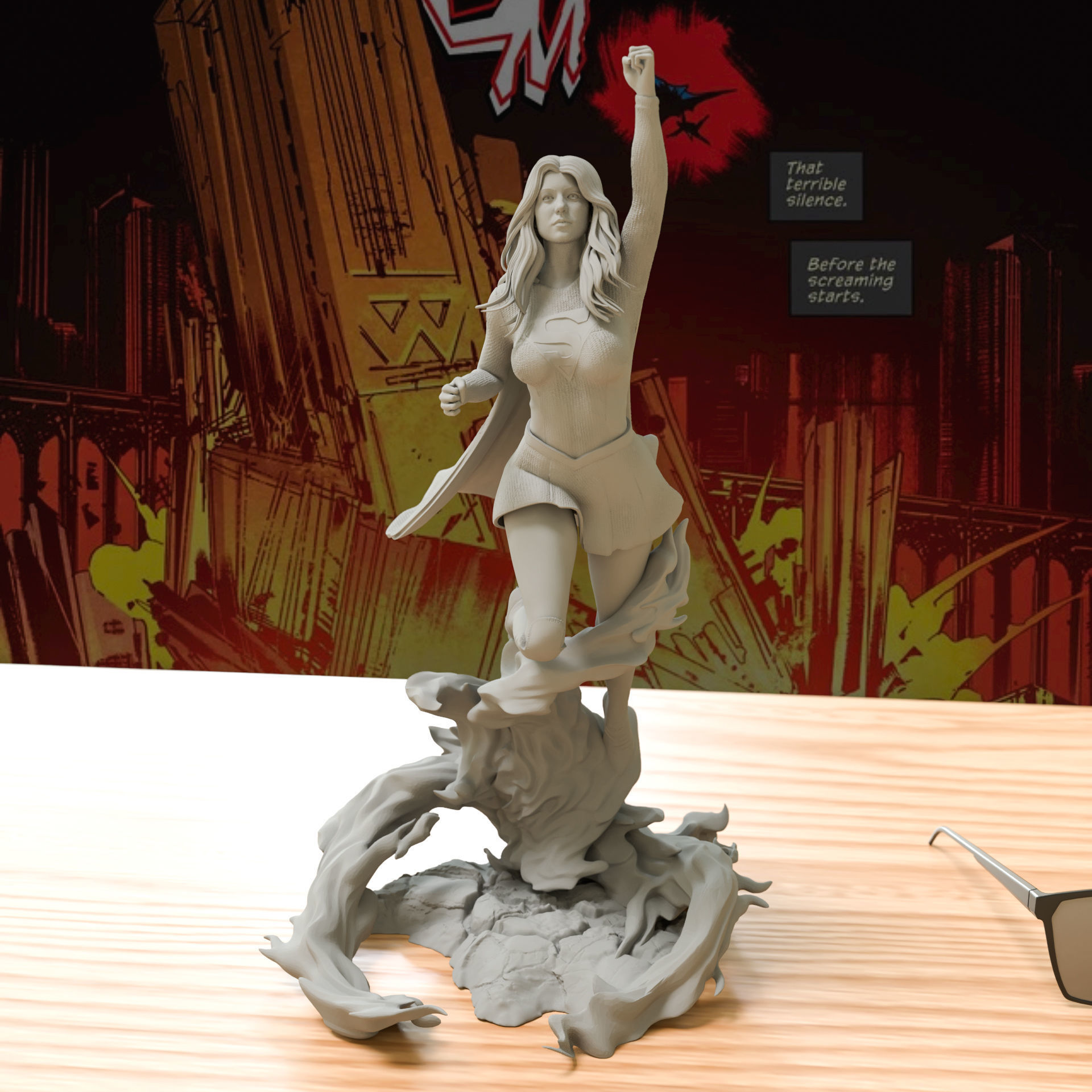 NSFW Super Girl - 3D Print 3D print model_14