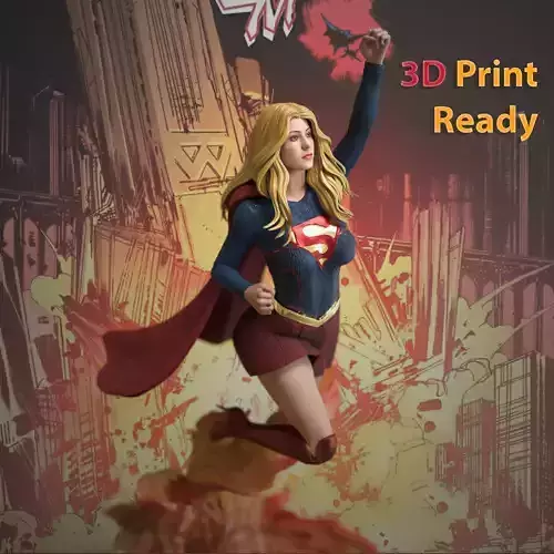 NSFW Super Girl - 3D Print