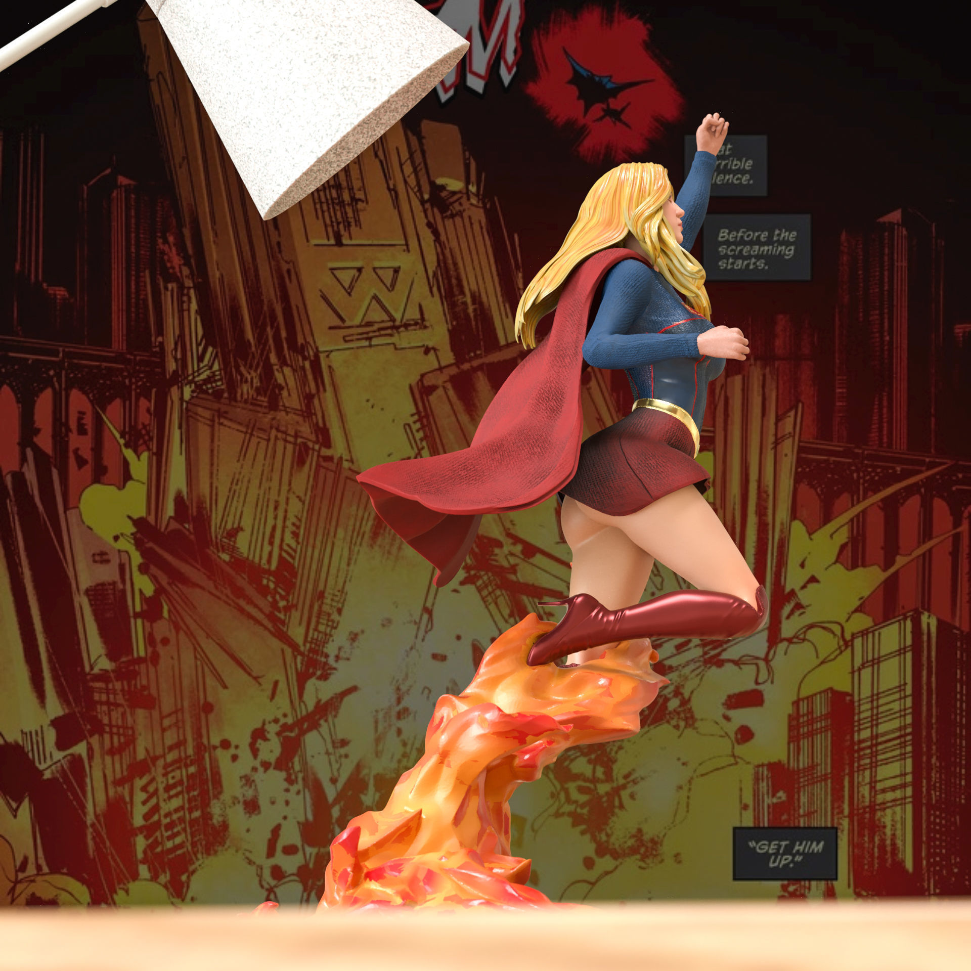 NSFW Super Girl - 3D Print 3D print model_3