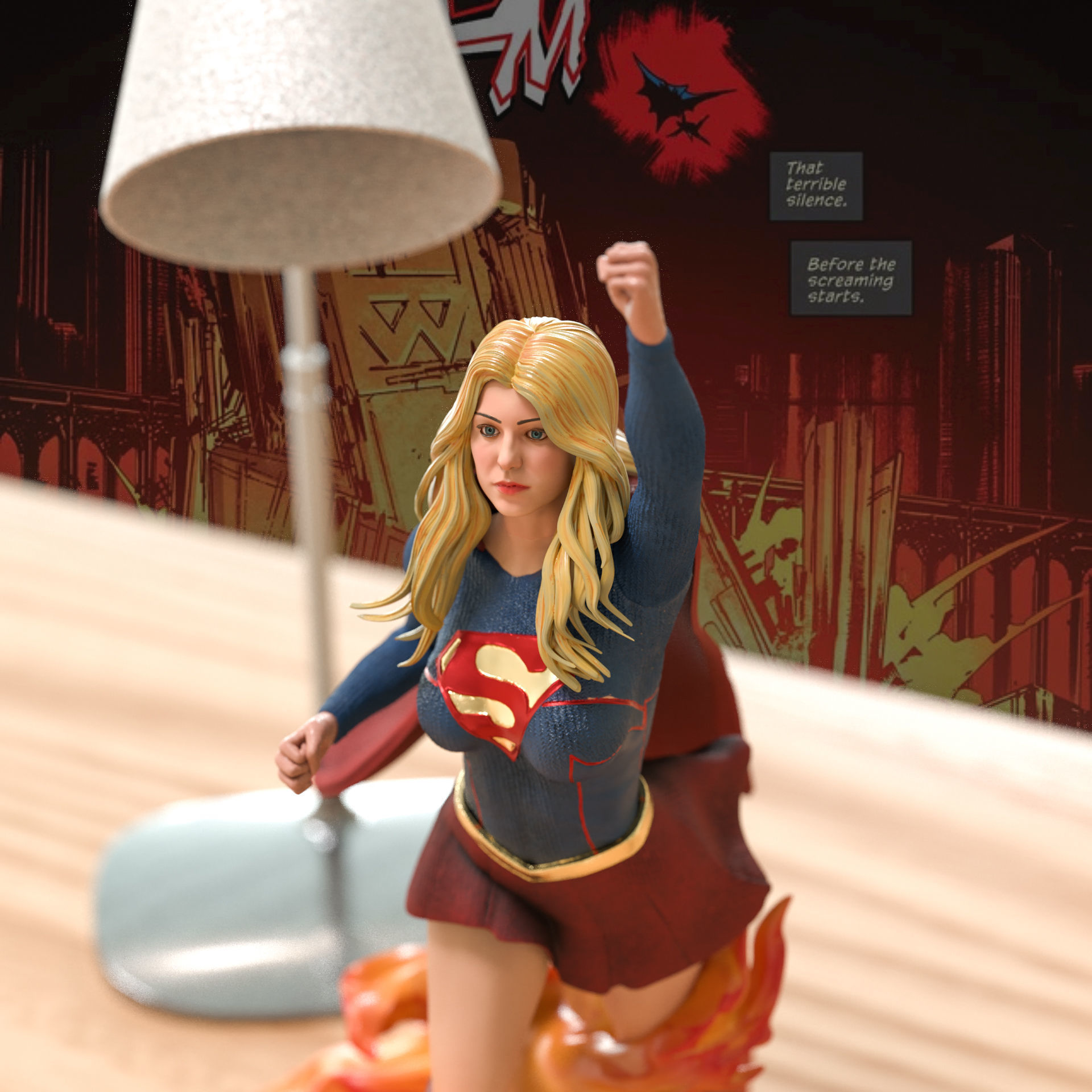 NSFW Super Girl - 3D Print 3D print model_5