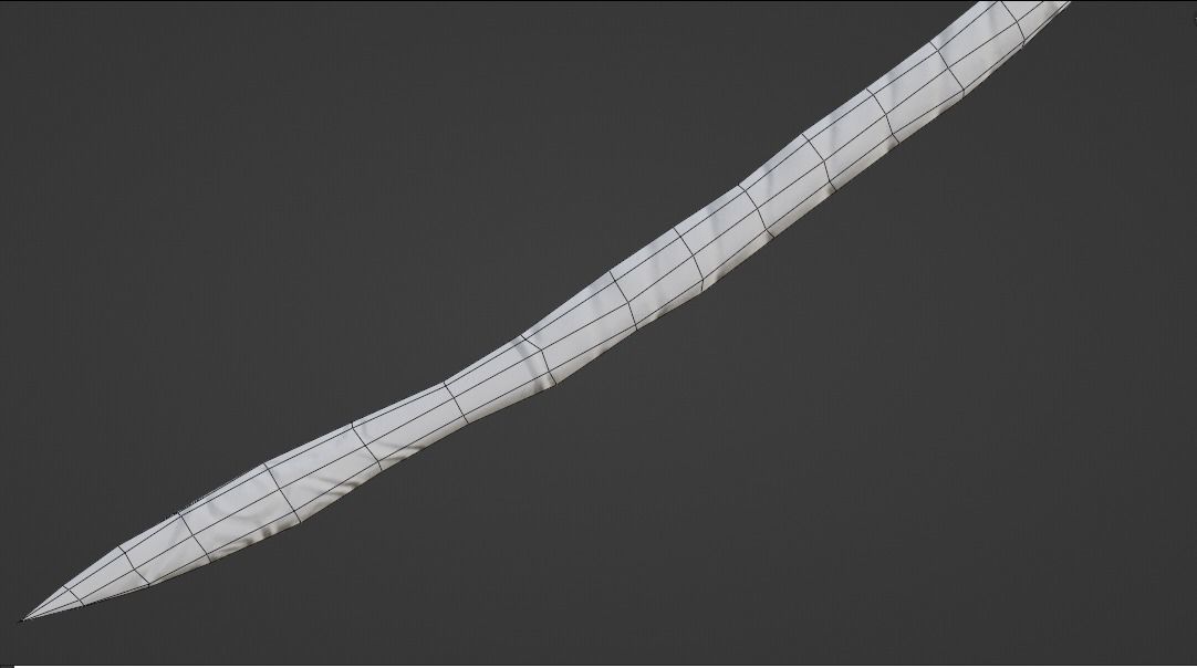 Dragon battleaxe Low-poly 3D model_27