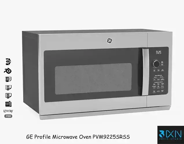 GE Profile Microwave Oven PVM9225SRSS 3D model
