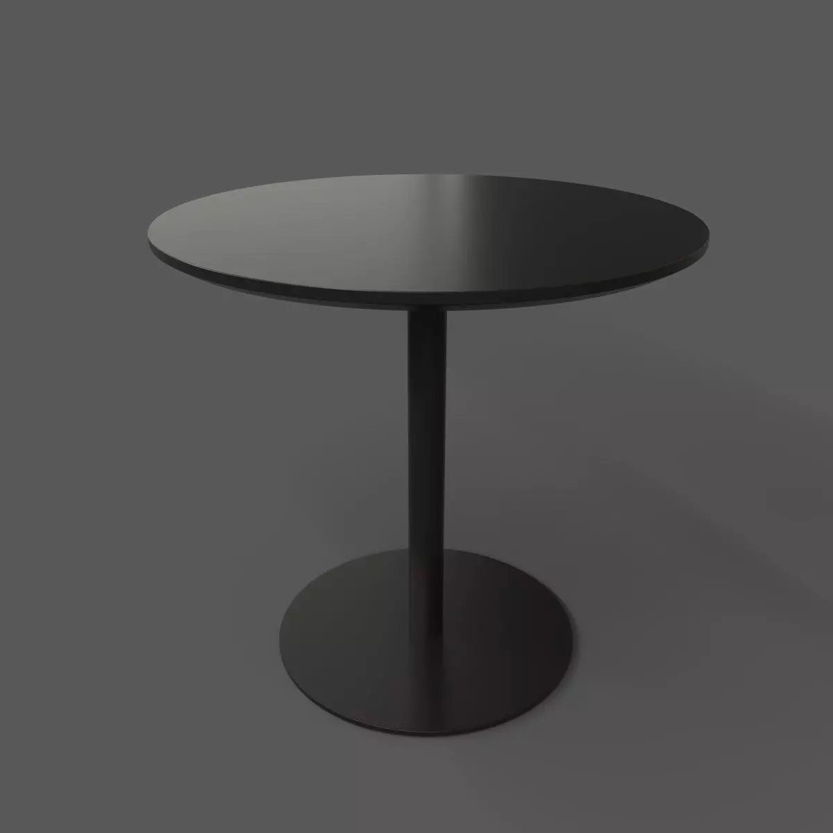 Reeve Round Dining Table Low-poly 3D model_0