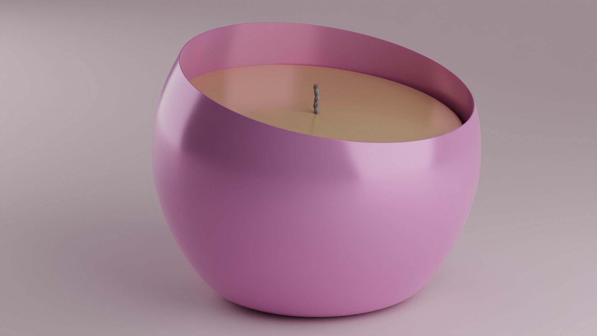Candle 3D model_1