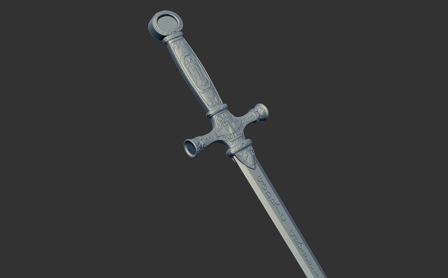 The sword of Gryffindor 3D print model_1