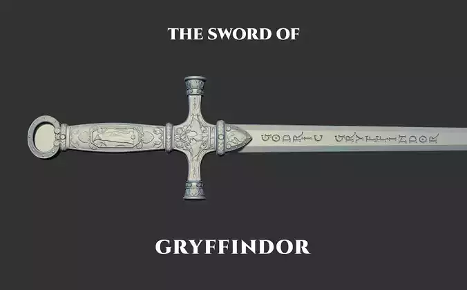 The sword of Gryffindor 3D print model