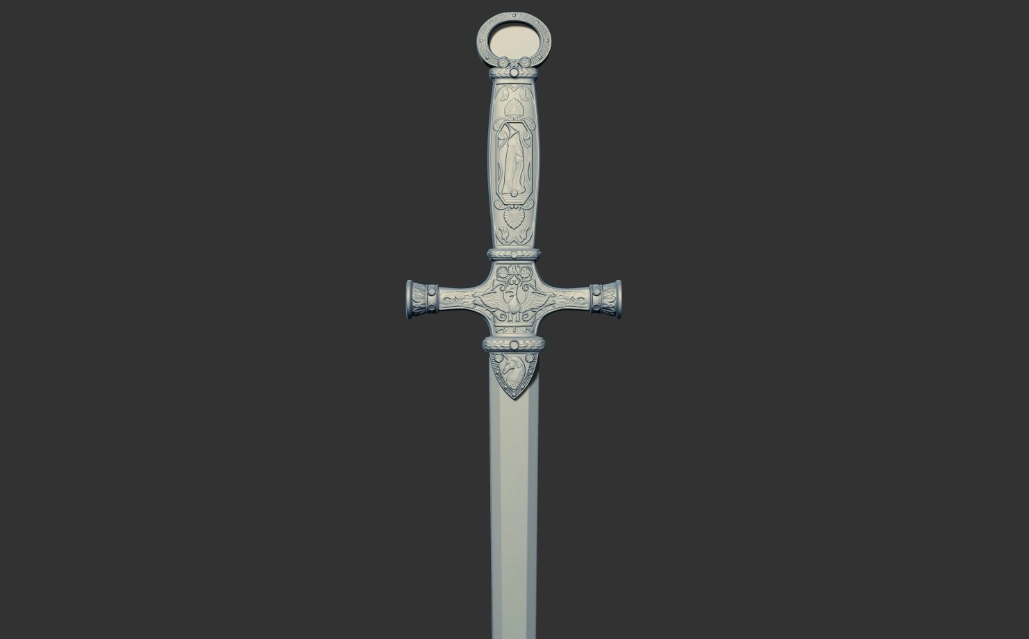 The sword of Gryffindor 3D print model_6