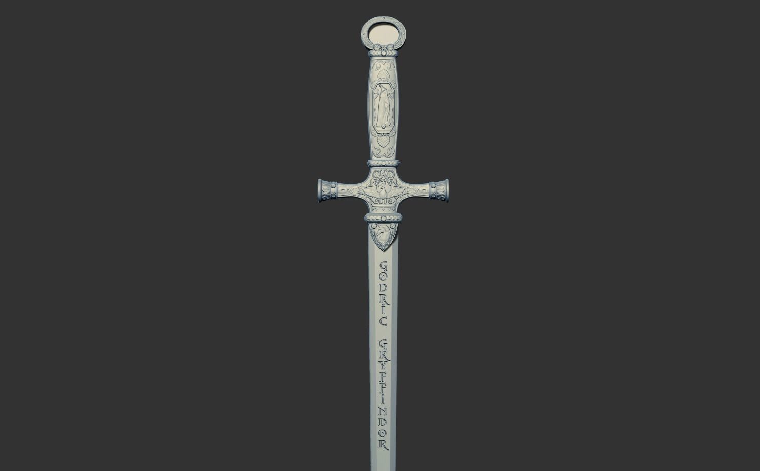 The sword of Gryffindor 3D print model_3