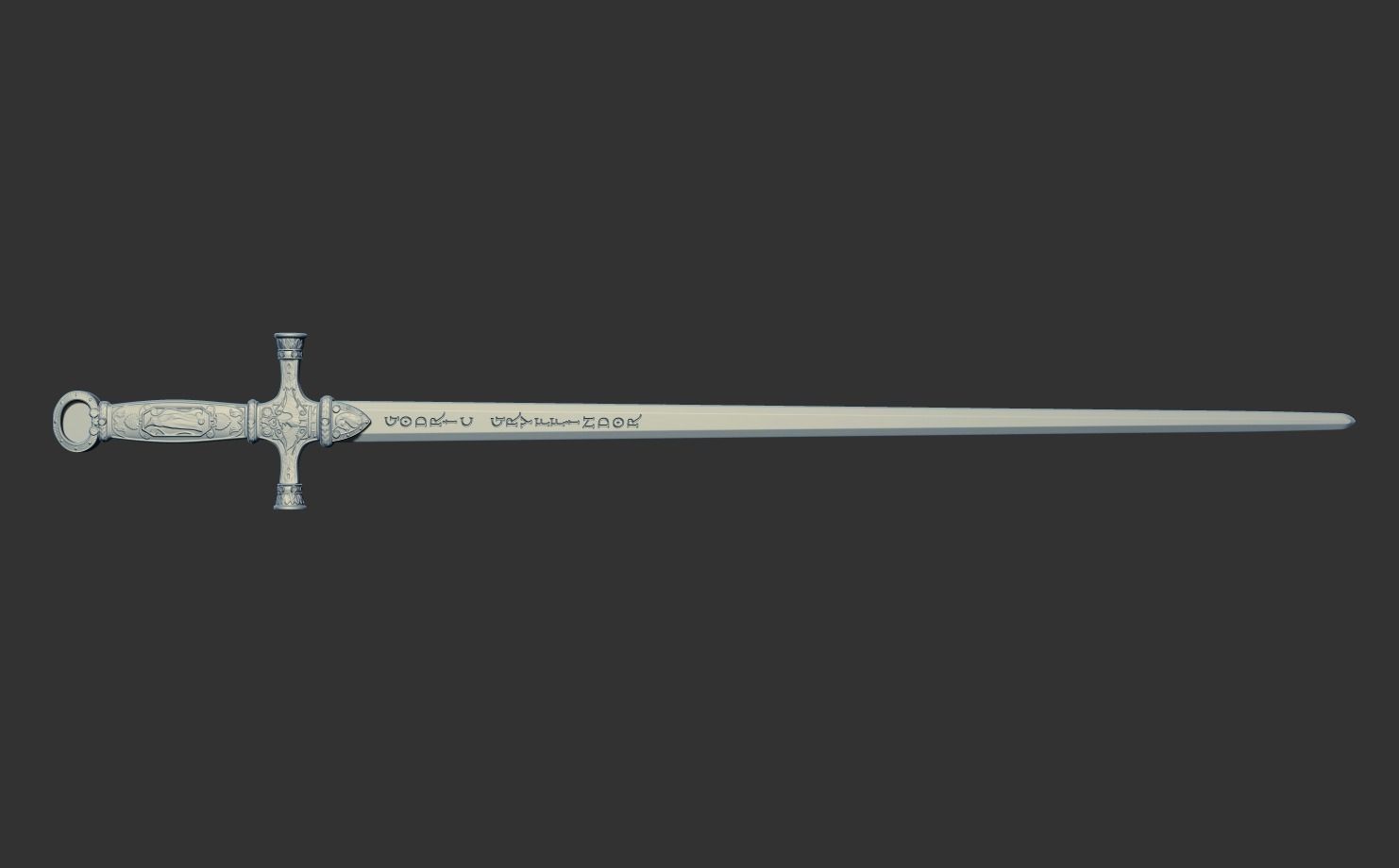 The sword of Gryffindor 3D print model_4