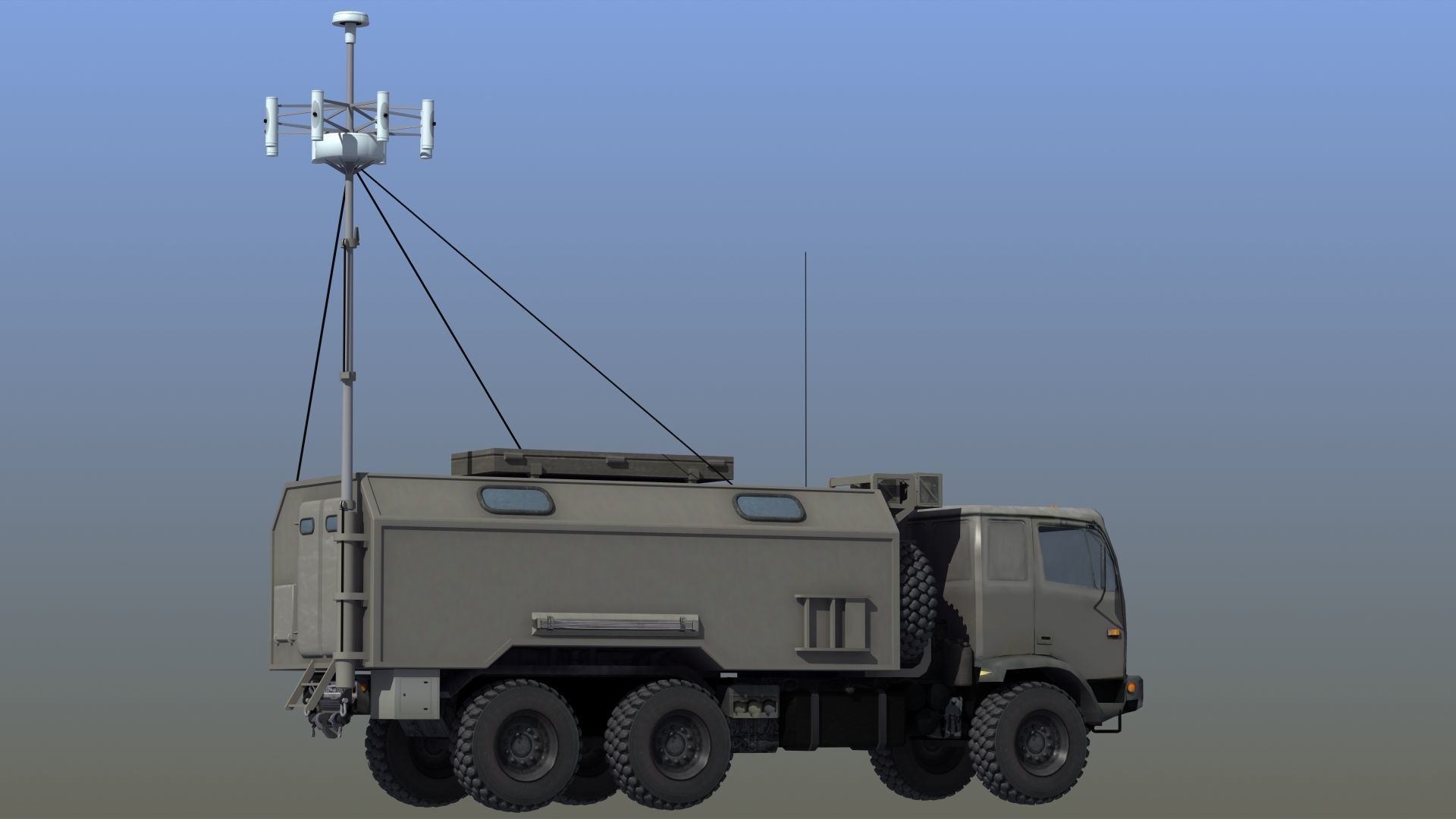 R330-Zh Zhitel Electronic Warfare Truck 3D model_8