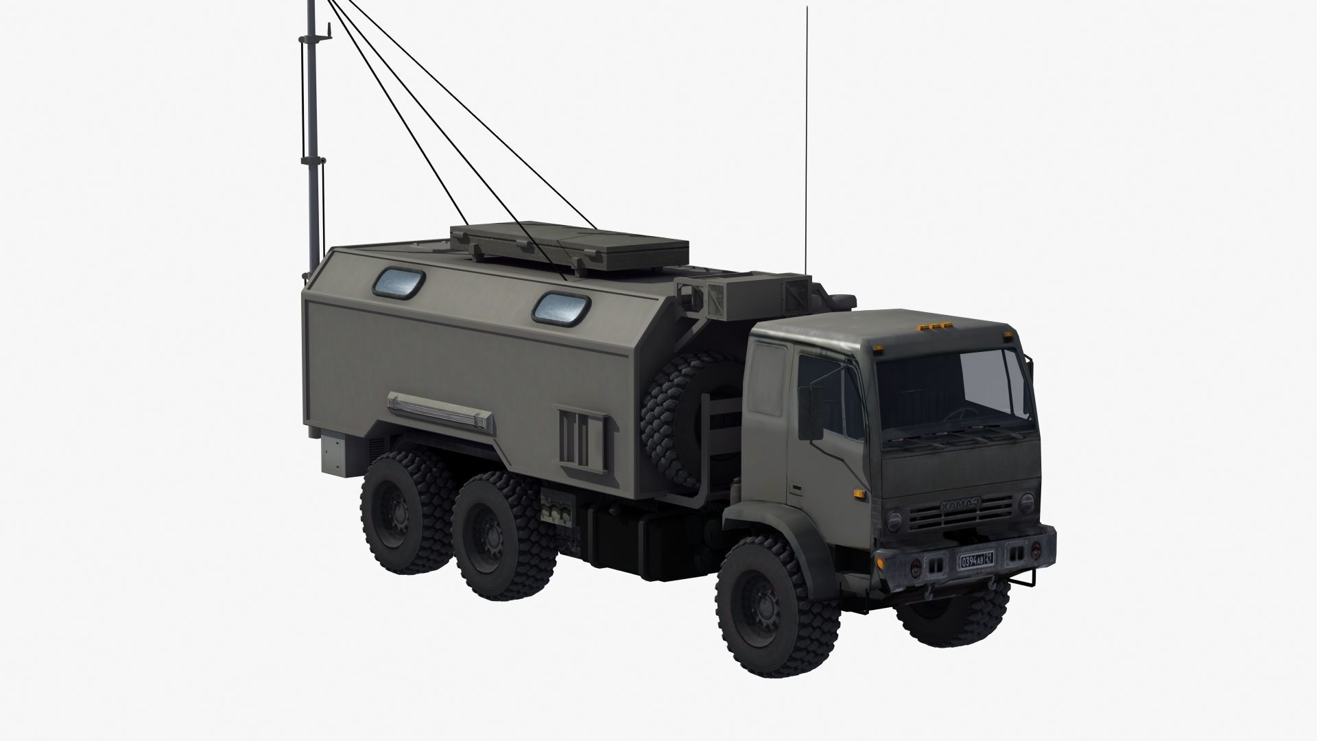 R330-Zh Zhitel Electronic Warfare Truck 3D model_39