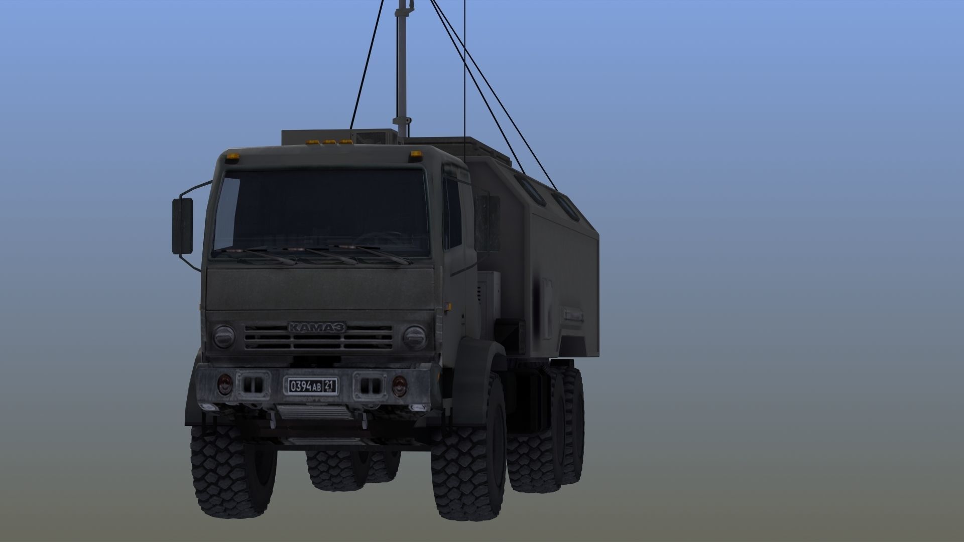 R330-Zh Zhitel Electronic Warfare Truck 3D model_13
