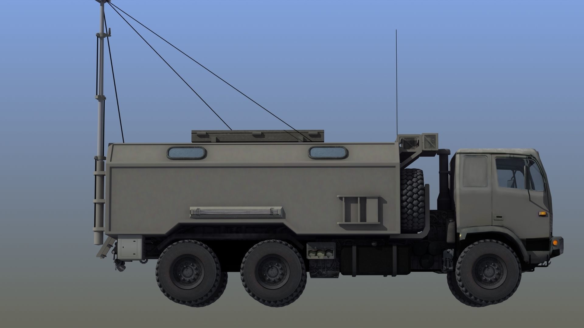 R330-Zh Zhitel Electronic Warfare Truck 3D model_5