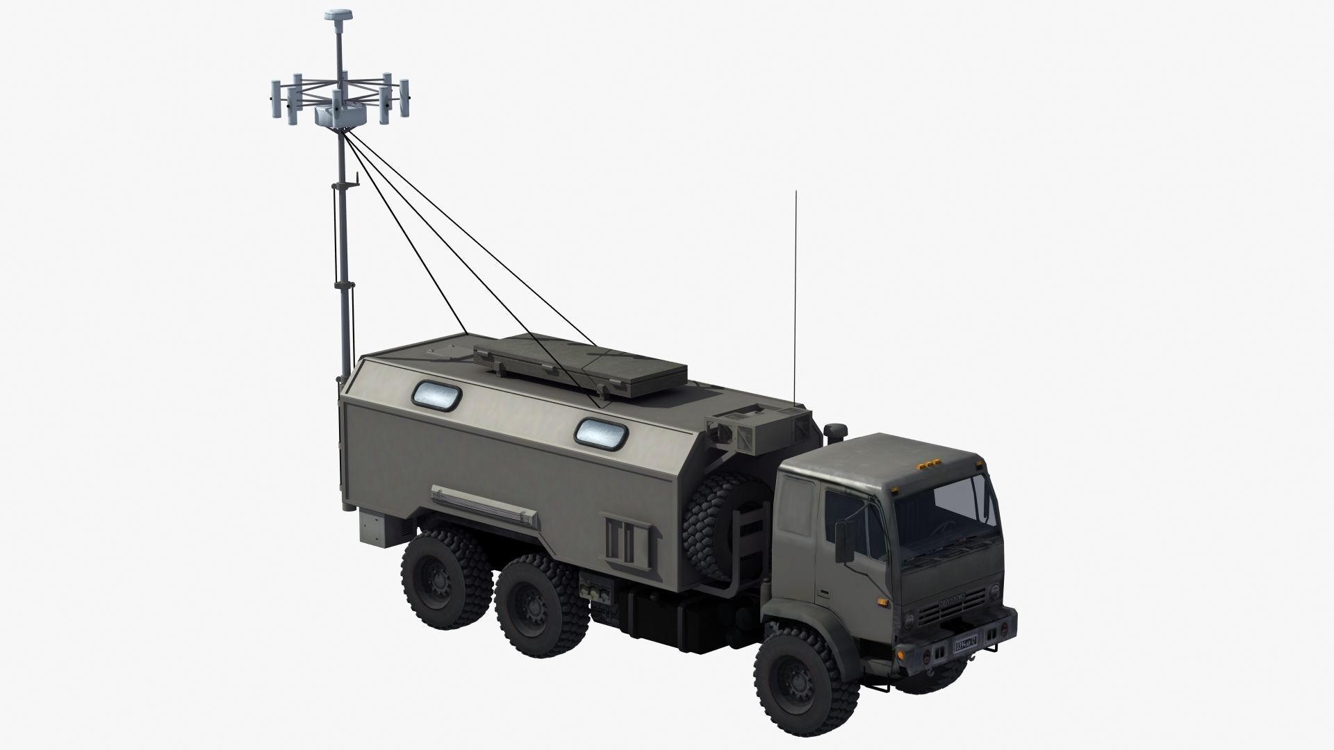 R330-Zh Zhitel Electronic Warfare Truck 3D model_19