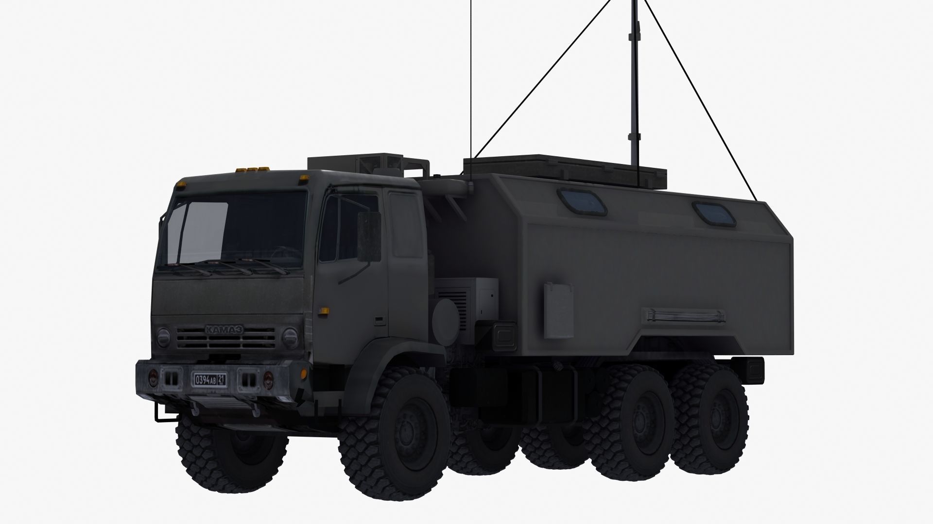 R330-Zh Zhitel Electronic Warfare Truck 3D model_33