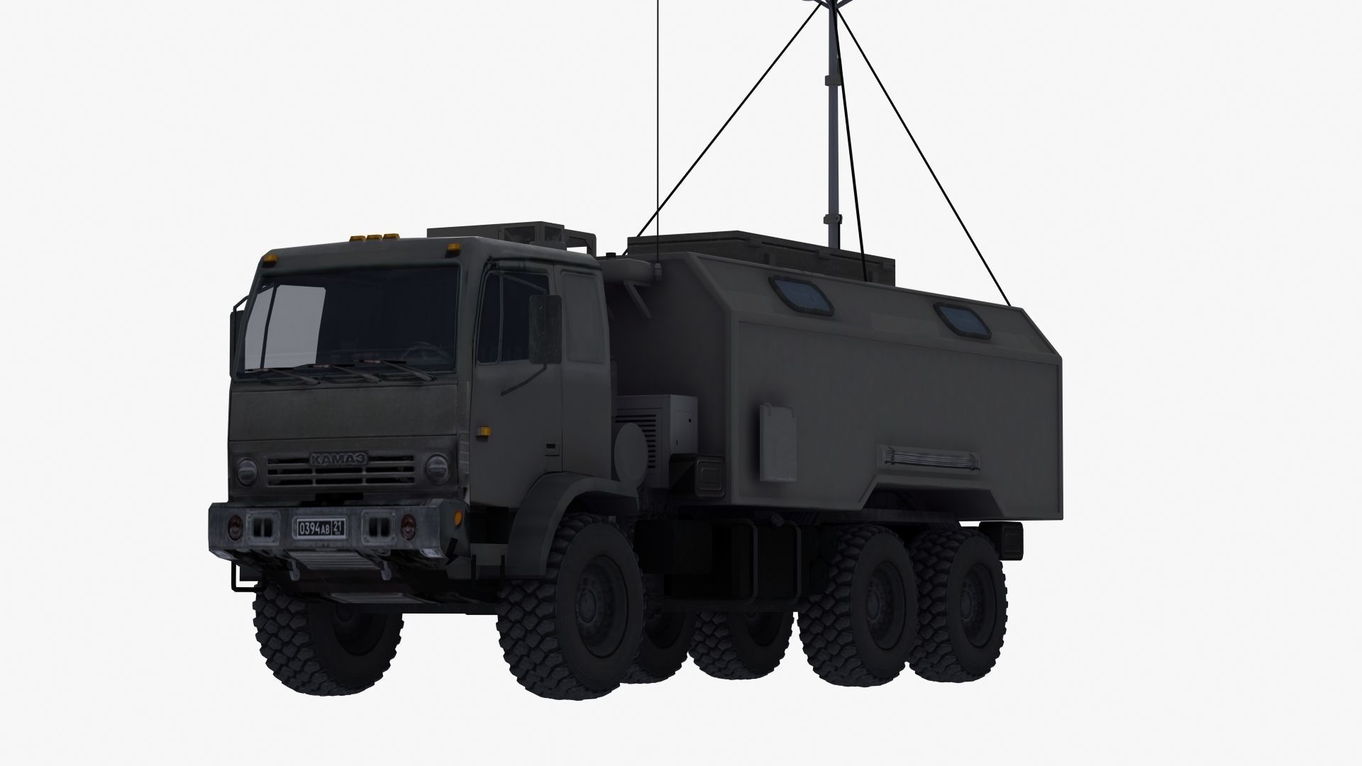 R330-Zh Zhitel Electronic Warfare Truck 3D model_37