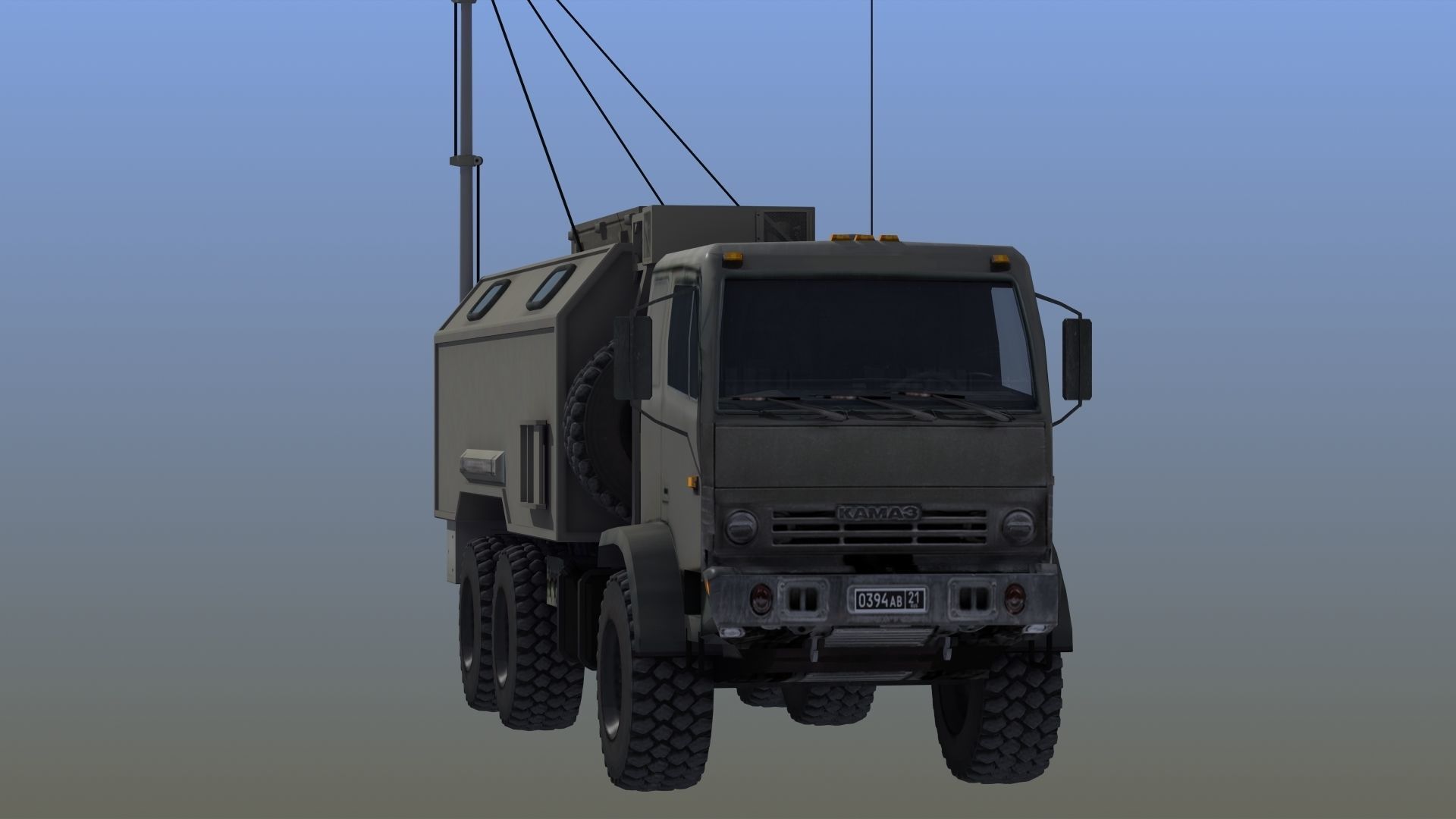 R330-Zh Zhitel Electronic Warfare Truck 3D model_12