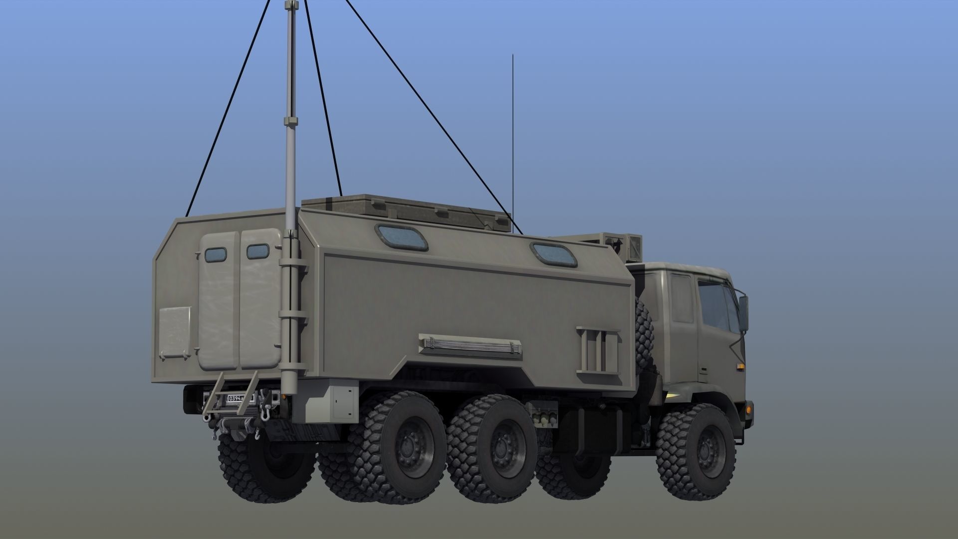 R330-Zh Zhitel Electronic Warfare Truck 3D model_4