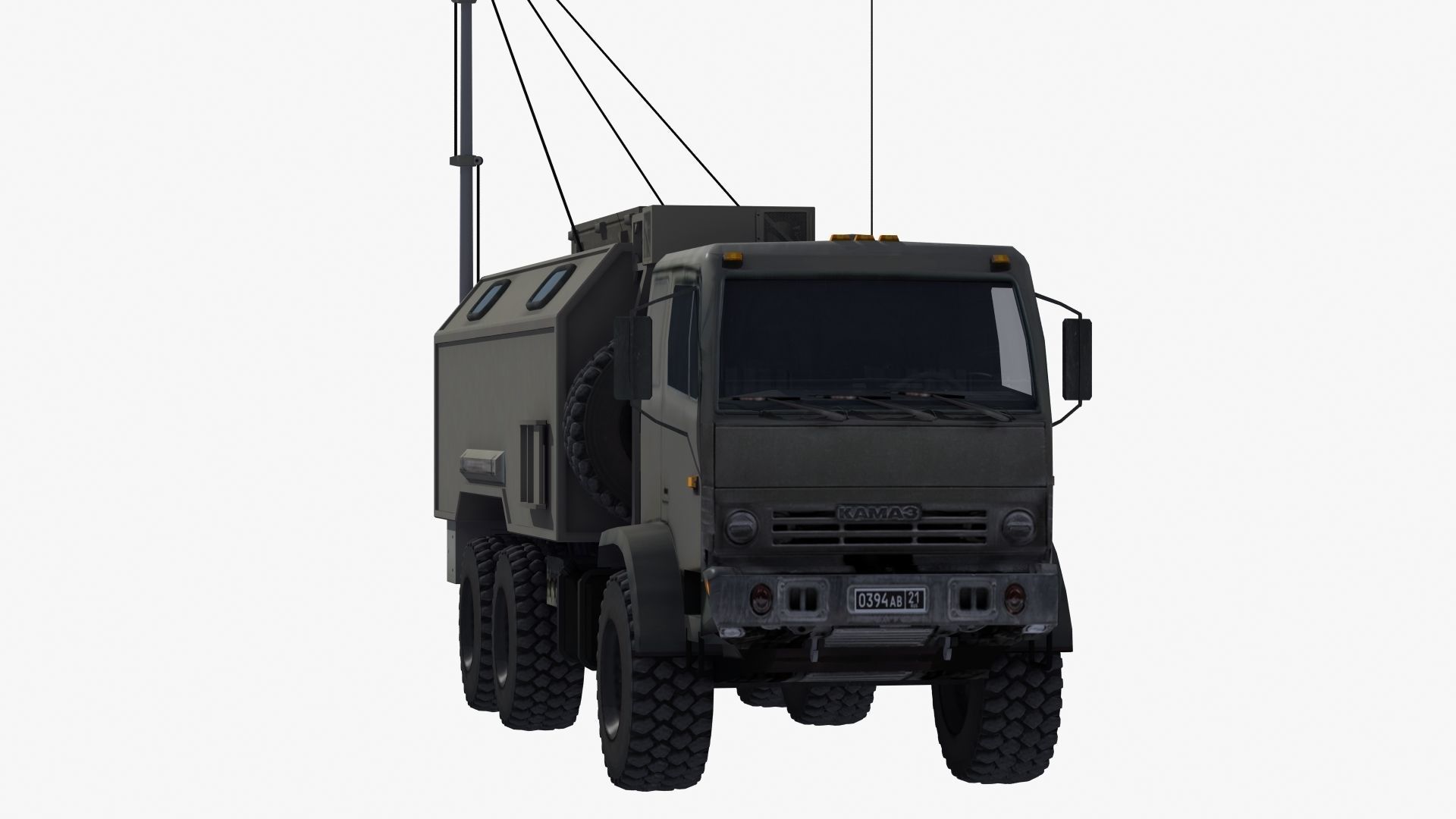 R330-Zh Zhitel Electronic Warfare Truck 3D model_35