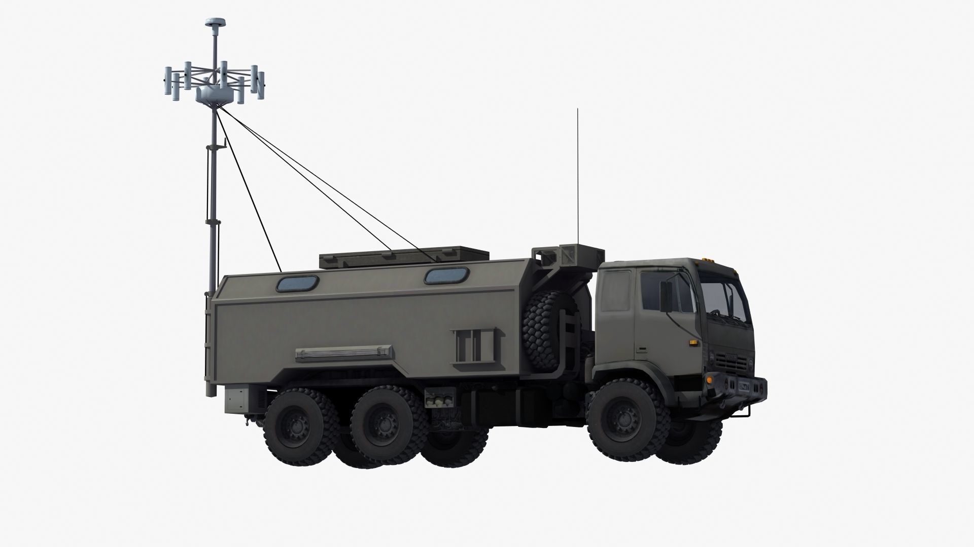 R330-Zh Zhitel Electronic Warfare Truck 3D model_29