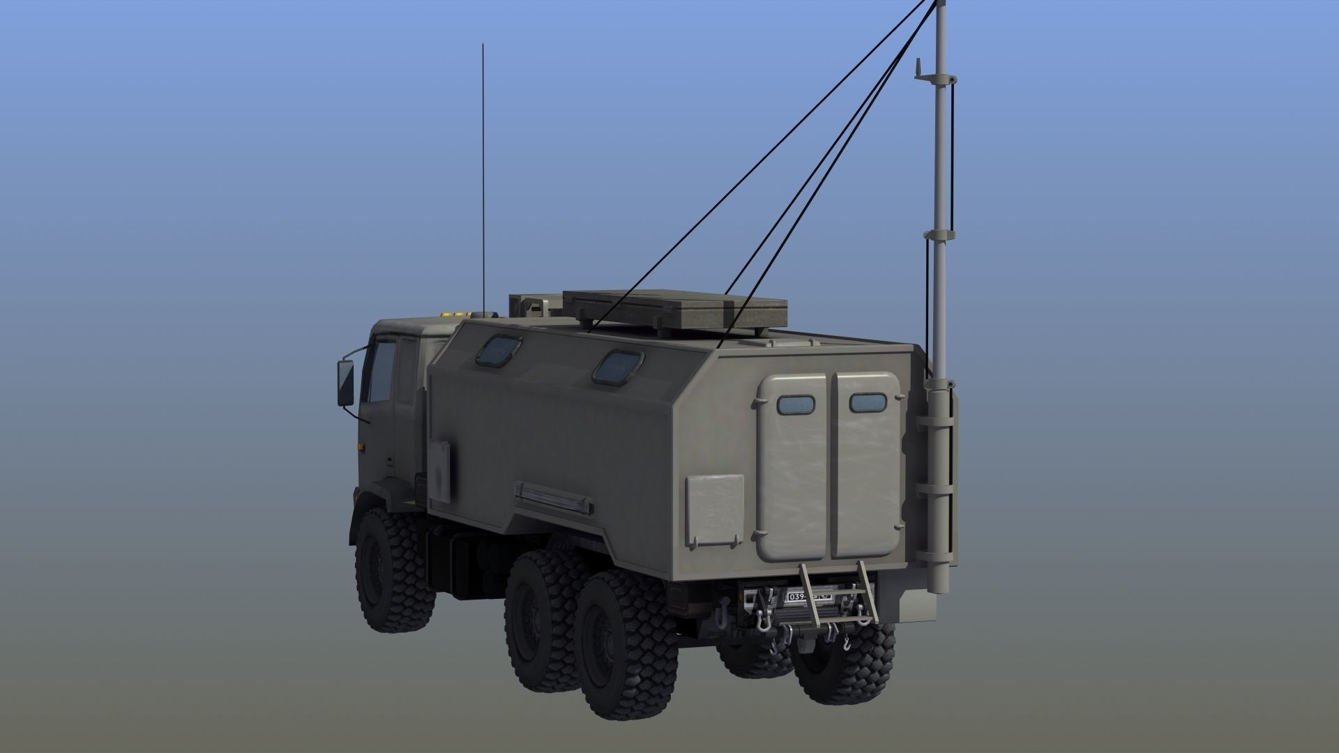 R330-Zh Zhitel Electronic Warfare Truck 3D model_2