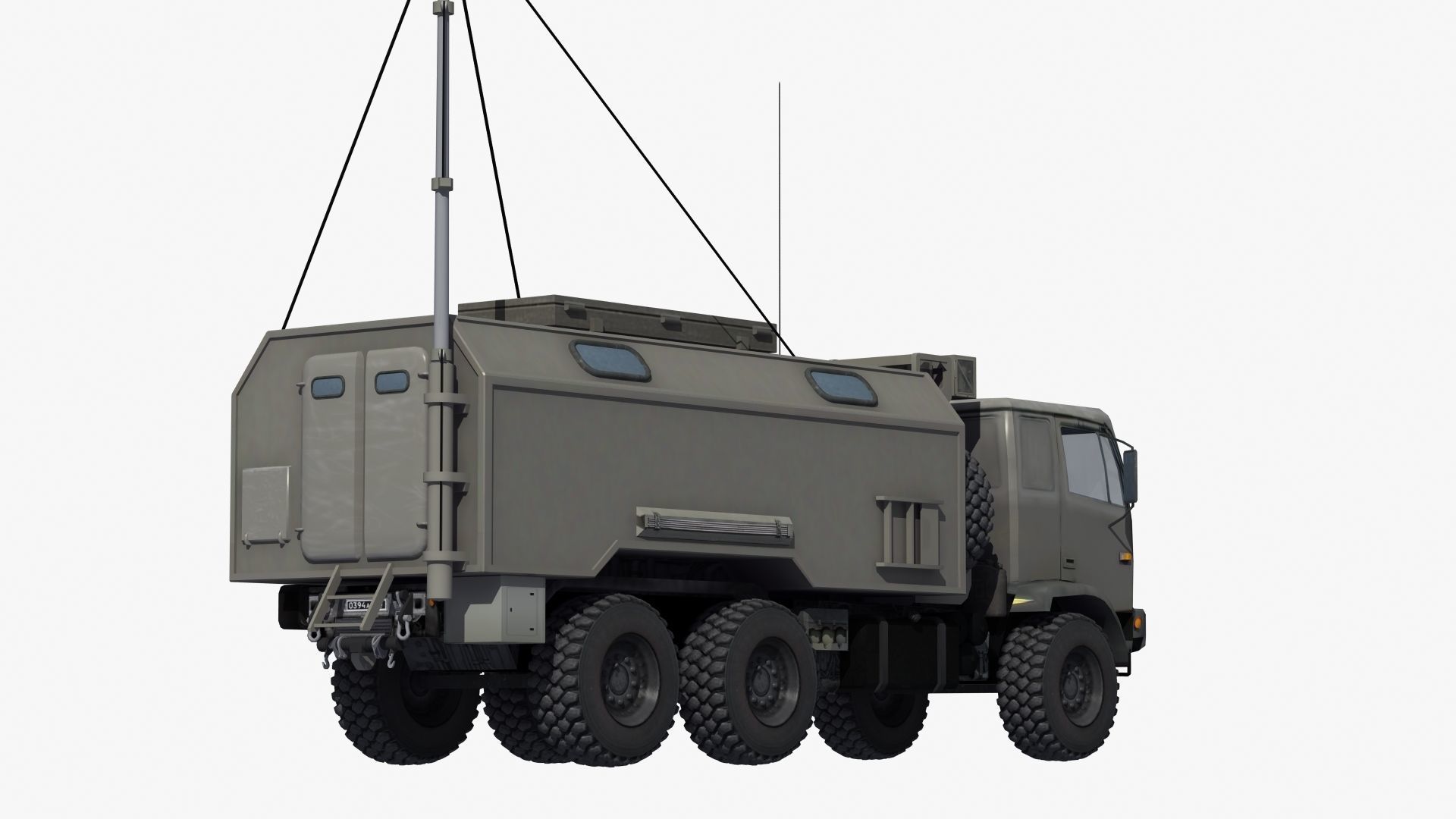 R330-Zh Zhitel Electronic Warfare Truck 3D model_27