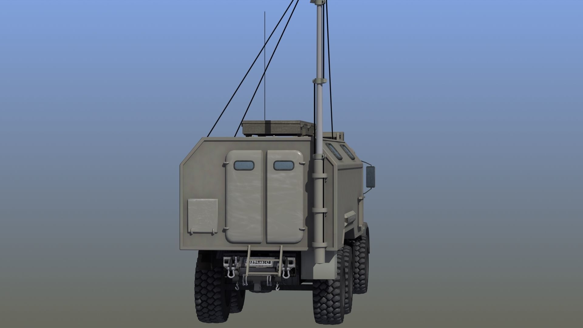 R330-Zh Zhitel Electronic Warfare Truck 3D model_3