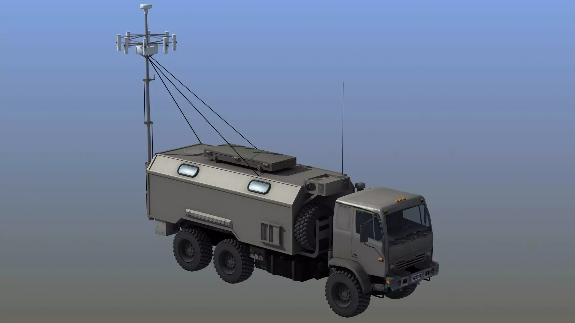 R330-Zh Zhitel Electronic Warfare Truck 3D model_0
