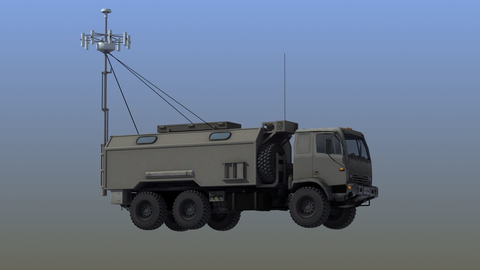 R330-Zh Zhitel Electronic Warfare Truck 3D model_6