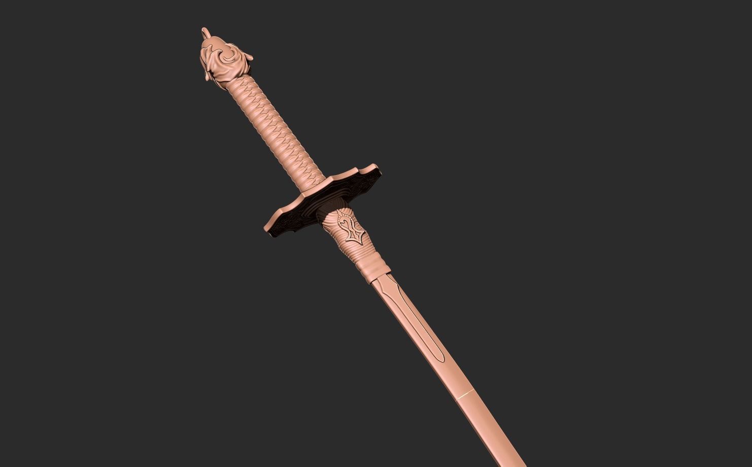 2B - Nier Automata Sword  3D print model_1